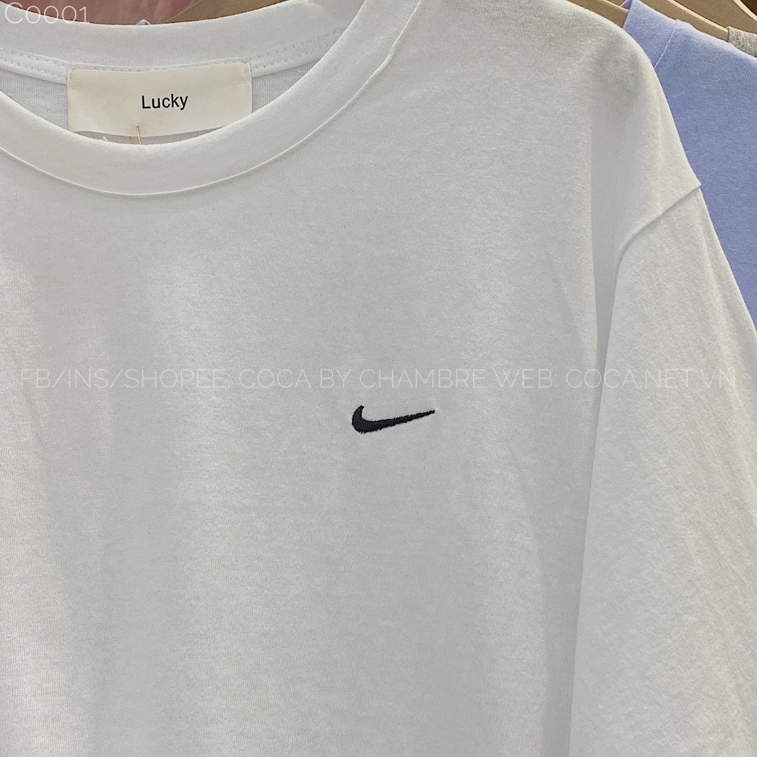 Áo crotop dây rút eo logo NIKE