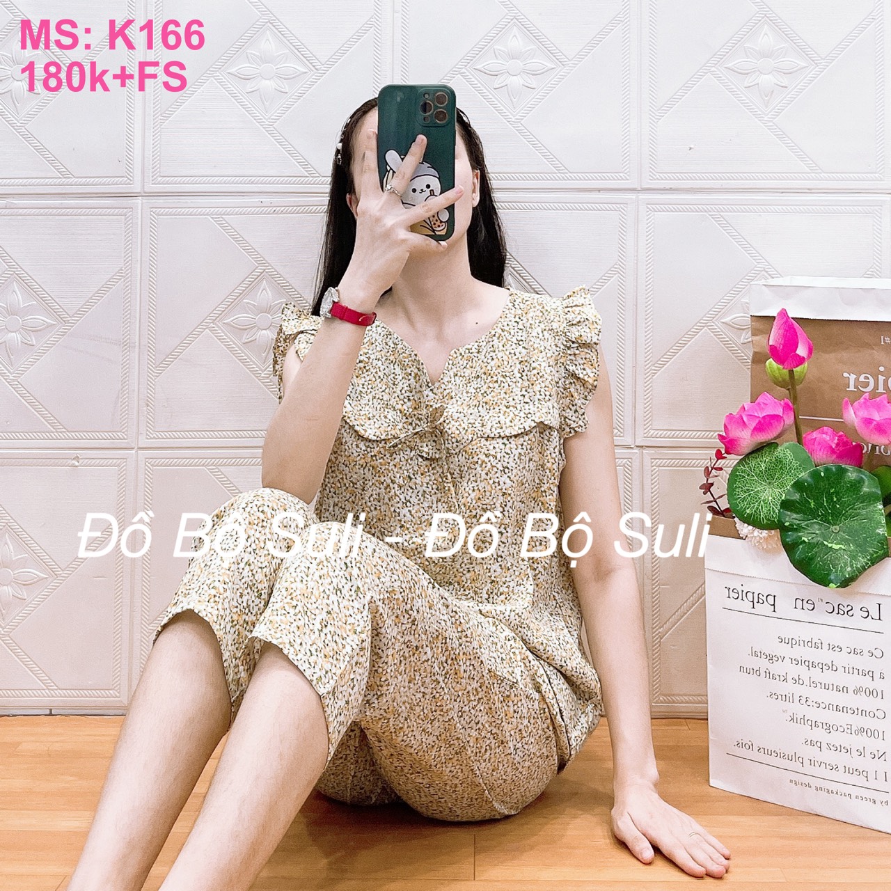 K166 Bộ 9 tấc lụa mango 55-67kg