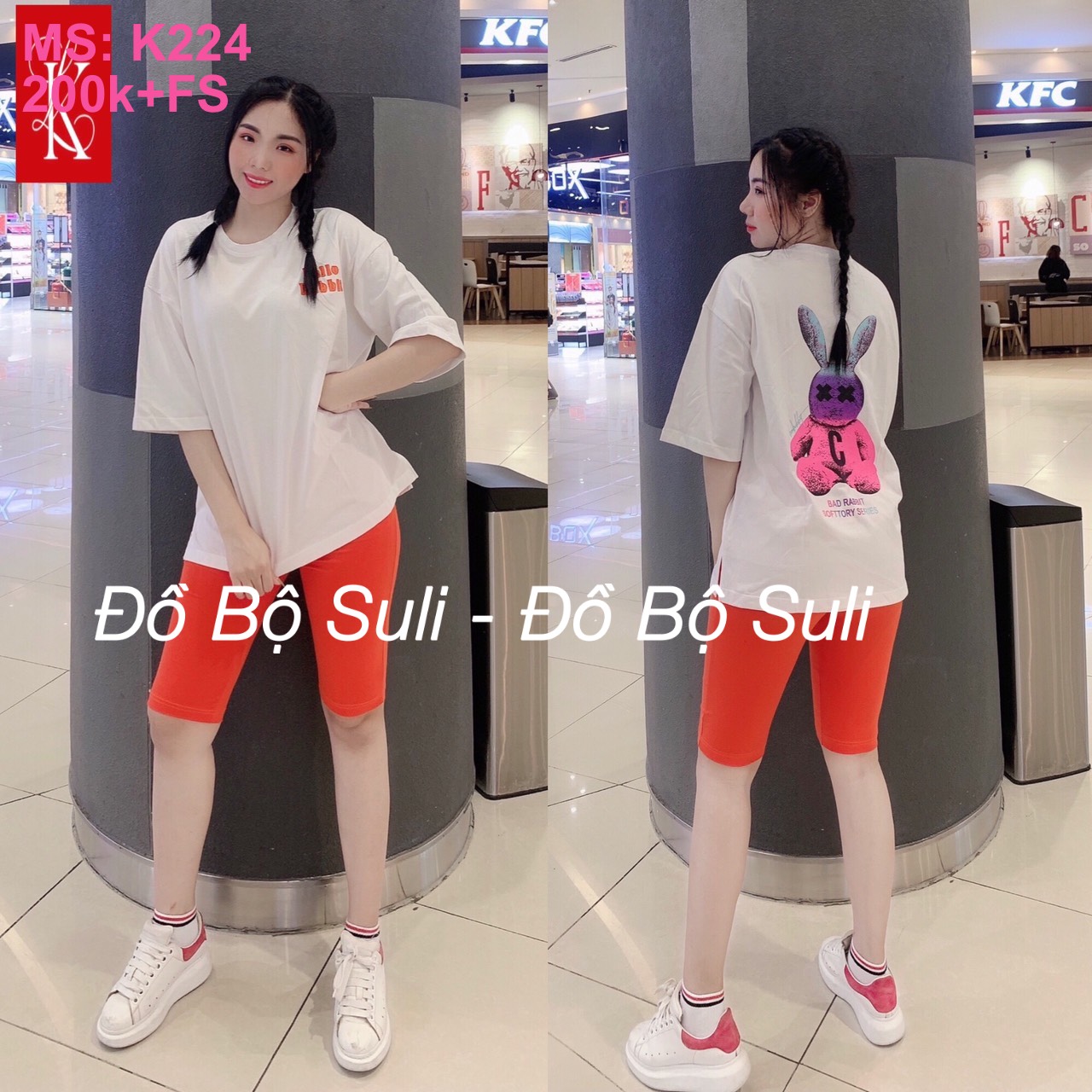 K224 Bộ lửng thun cotton 45-65kg