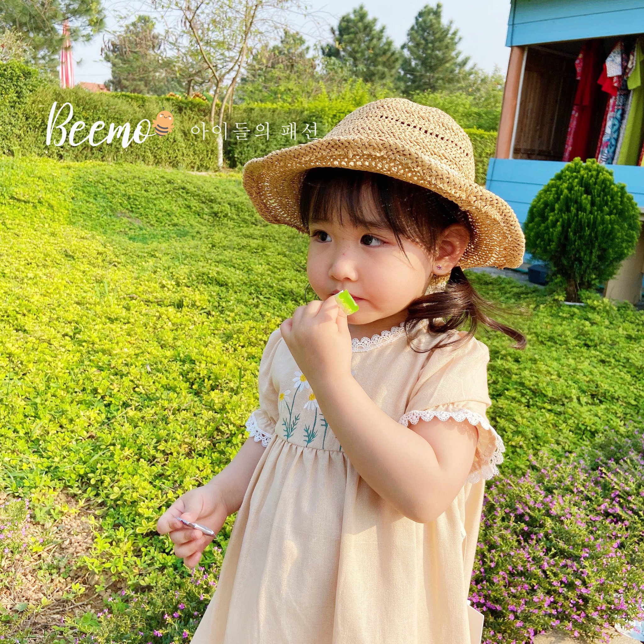 VÁY BABYDOLL HOA THÊU VIỀN REN - VA21005