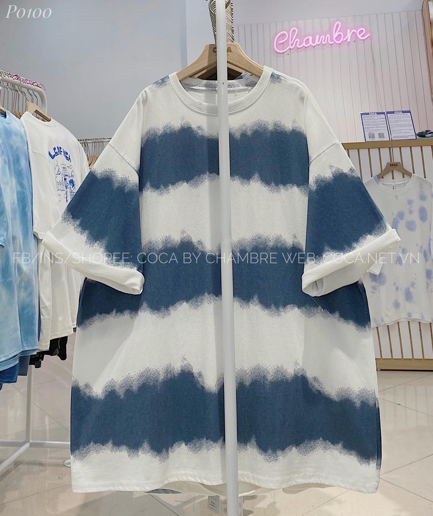 Áo phông loang sọc ngang