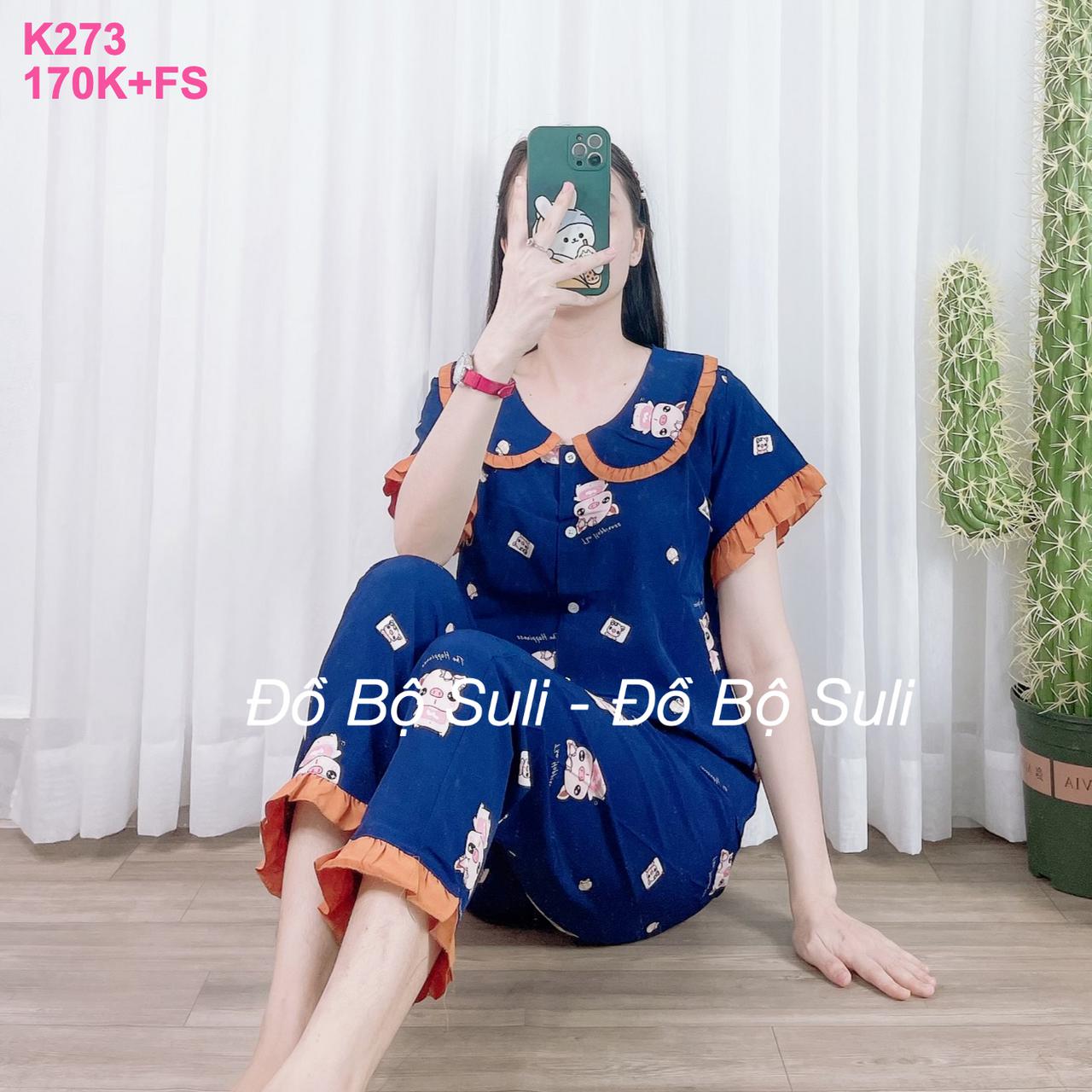 K273 Bộ dài lụa 40-57kg