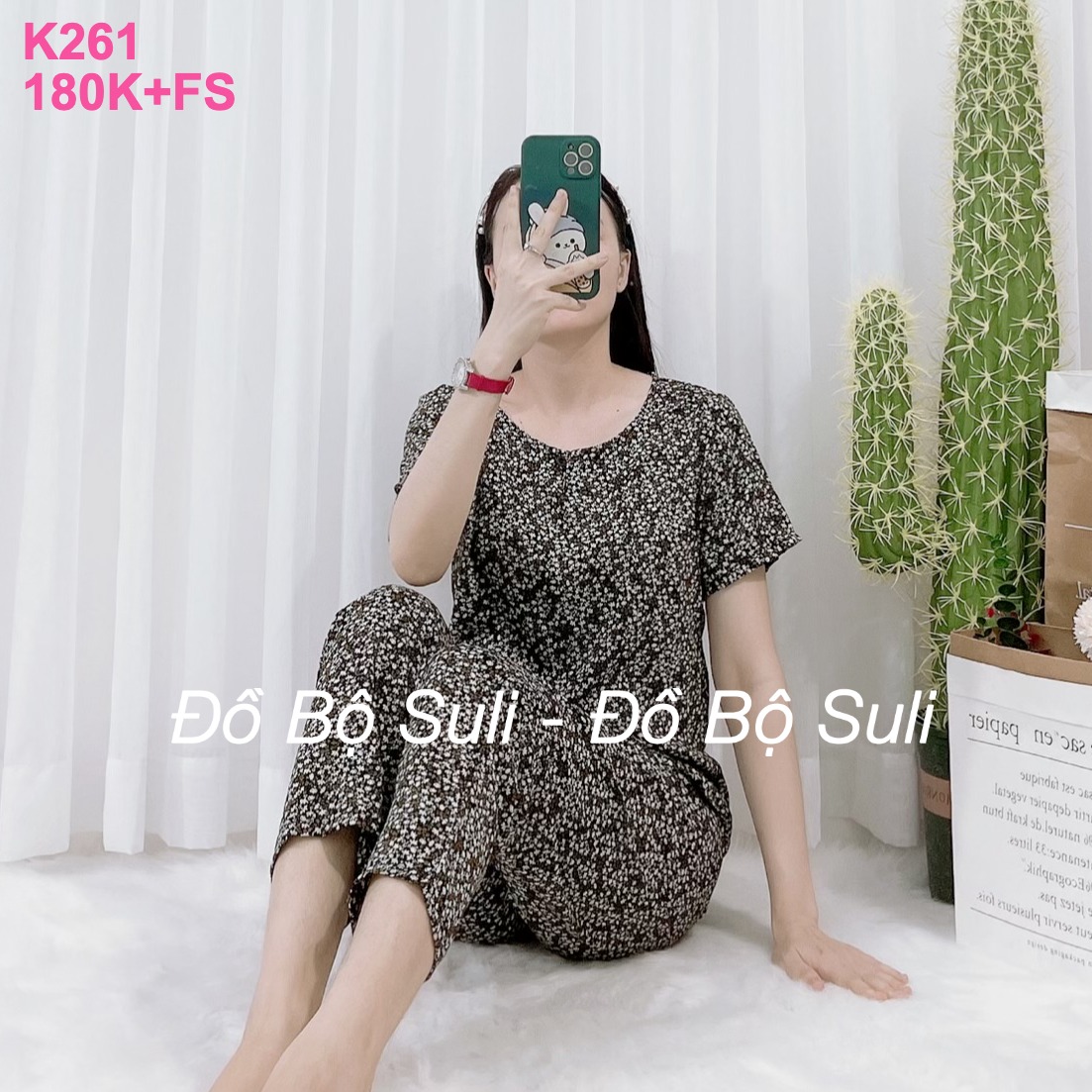 K261 Bộ dài lụa mango 40-56kg