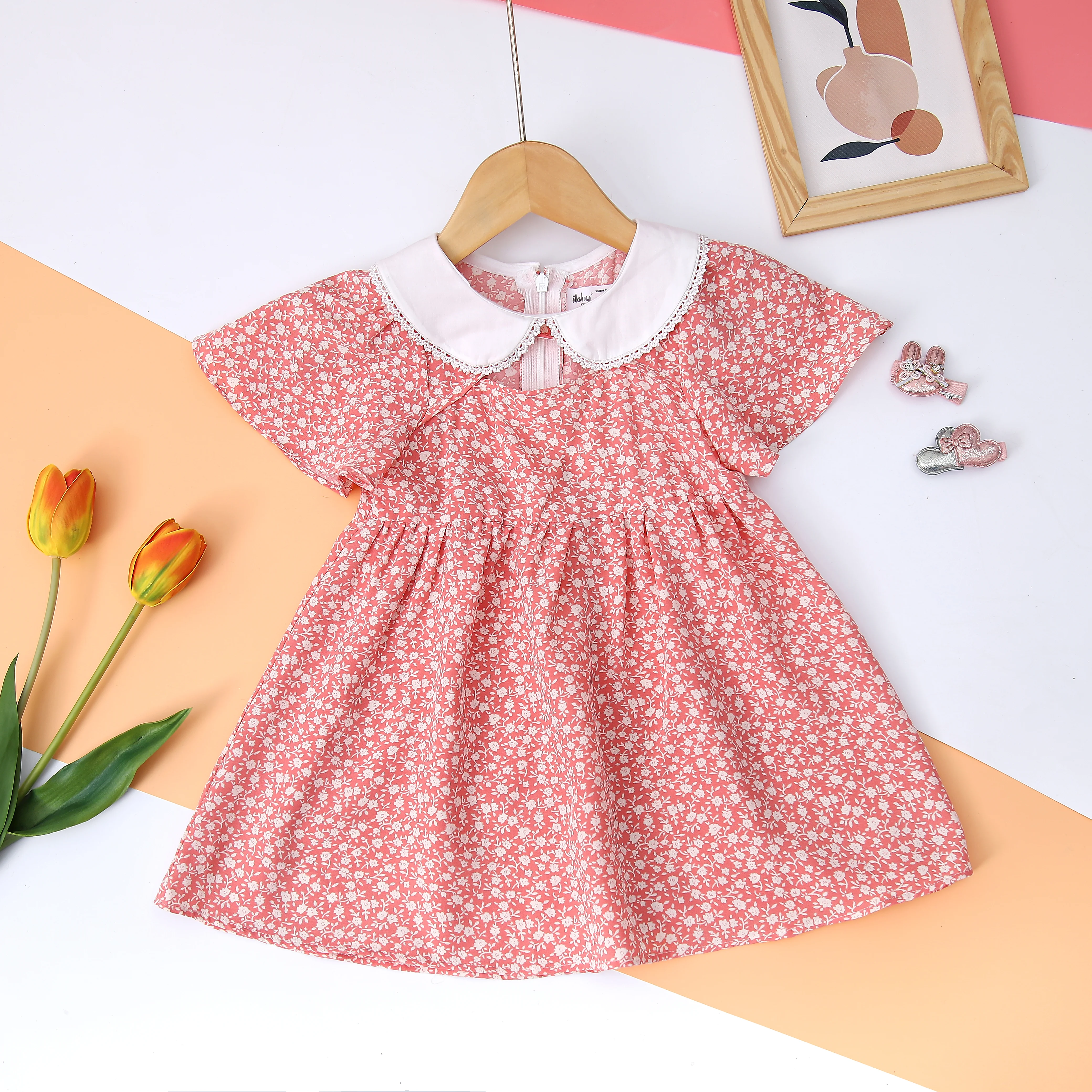 Váy hoa cổ sen khoét ngực_thumbnail_0