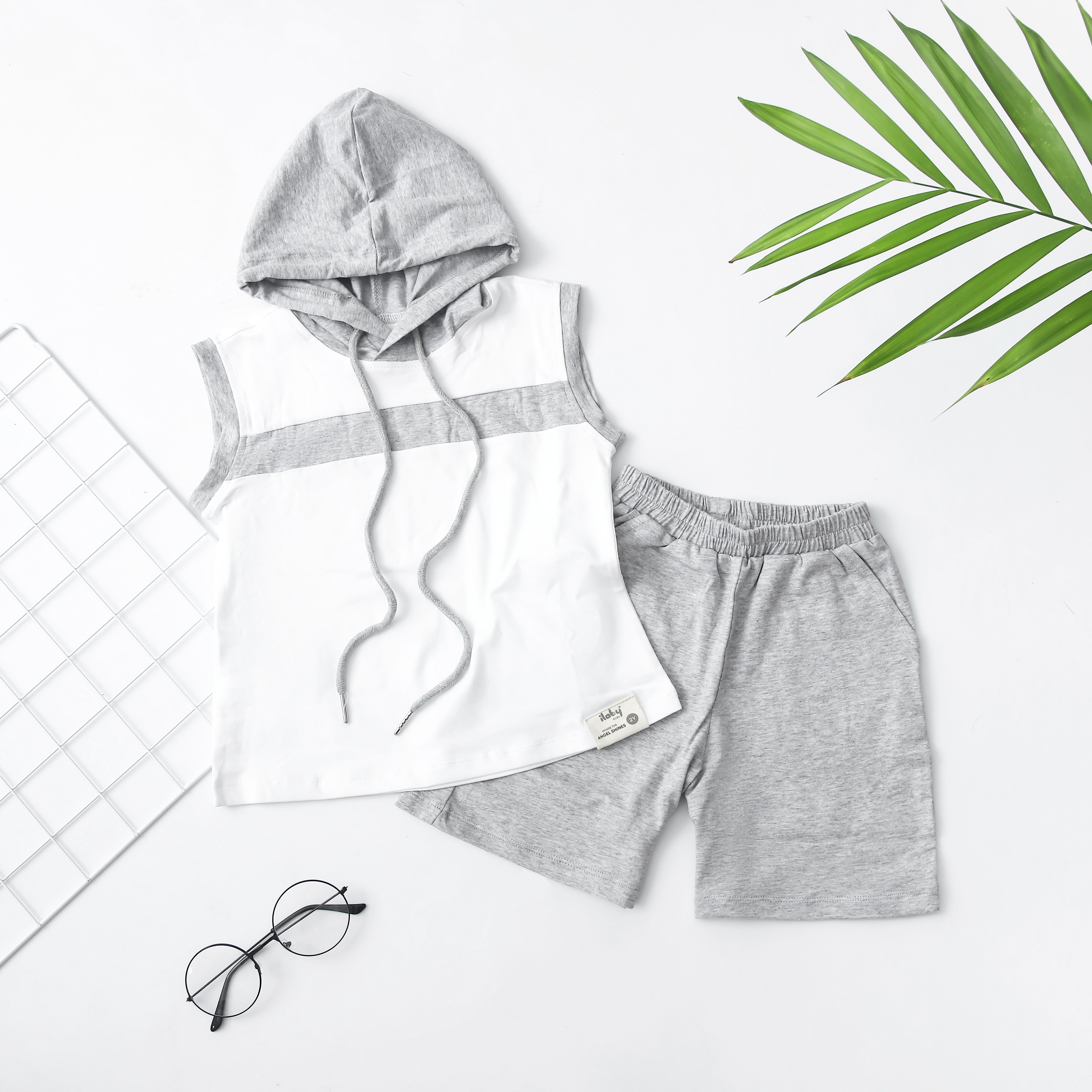 Set áo hoodie sát nách quần ngố_thumbnail_0