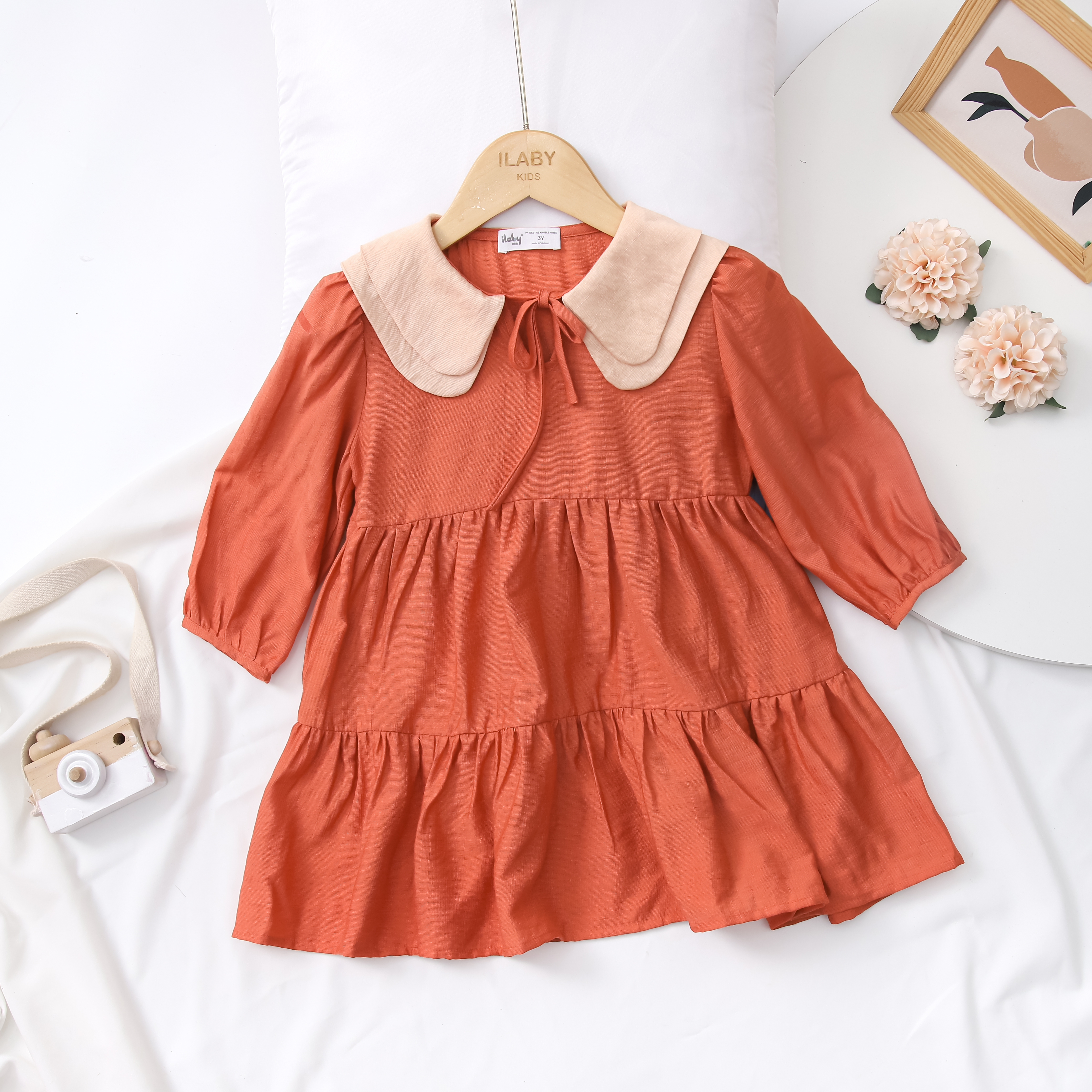 Váy cam phối 2 lá cổ_thumbnail_5