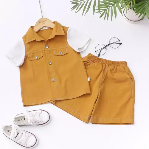 Set áo sơ mi phối tay trắng_thumbnail_1