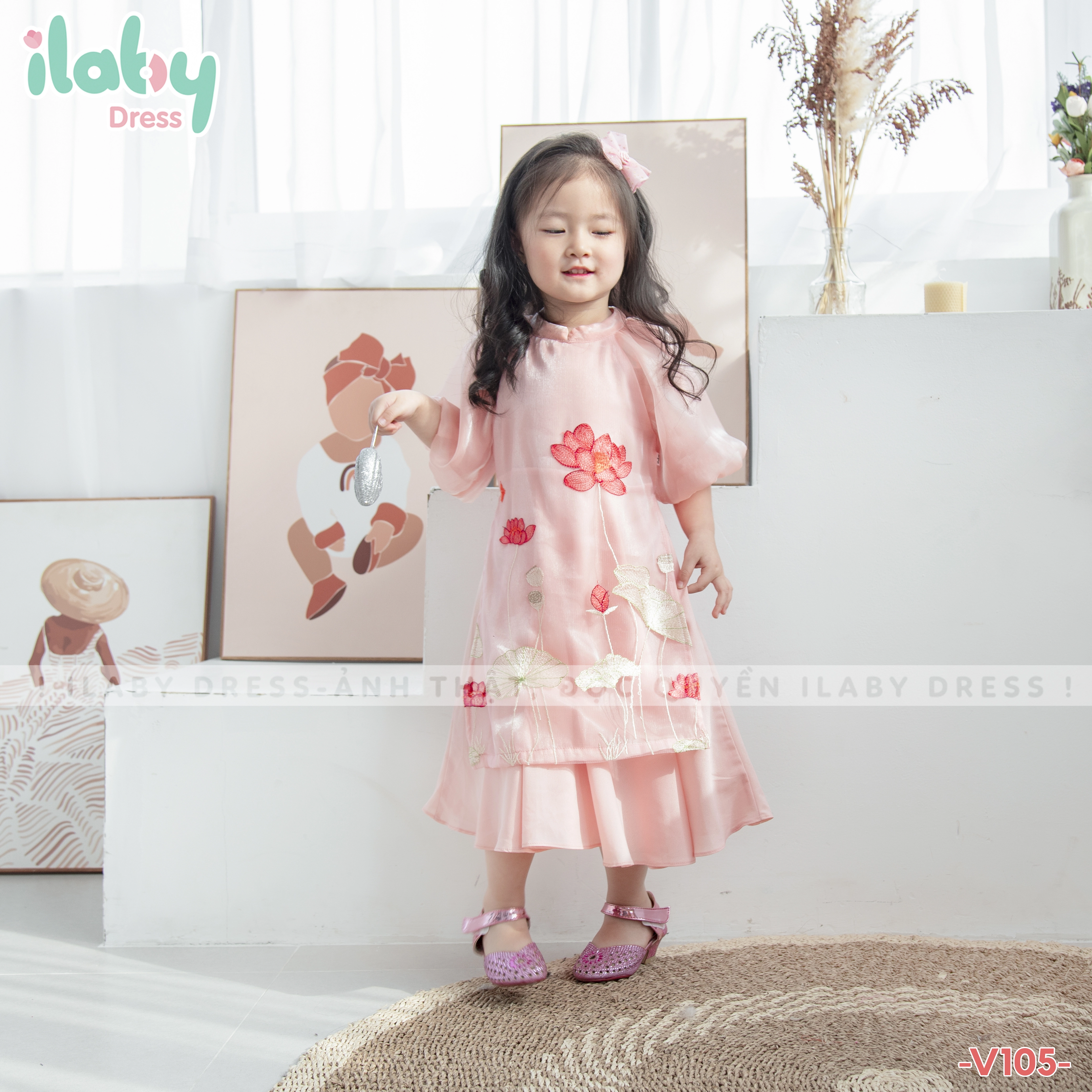 Váy giả Áo dài tơ hoa ren_thumbnail_1