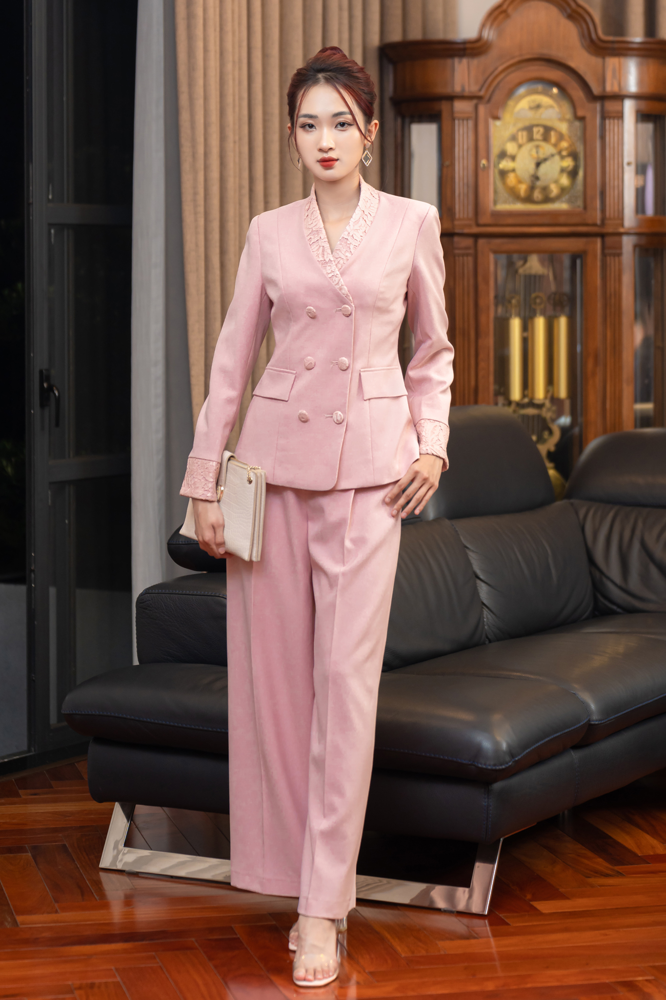 Set Vest Calista màu HỒNG phối ren_thumbnail_4