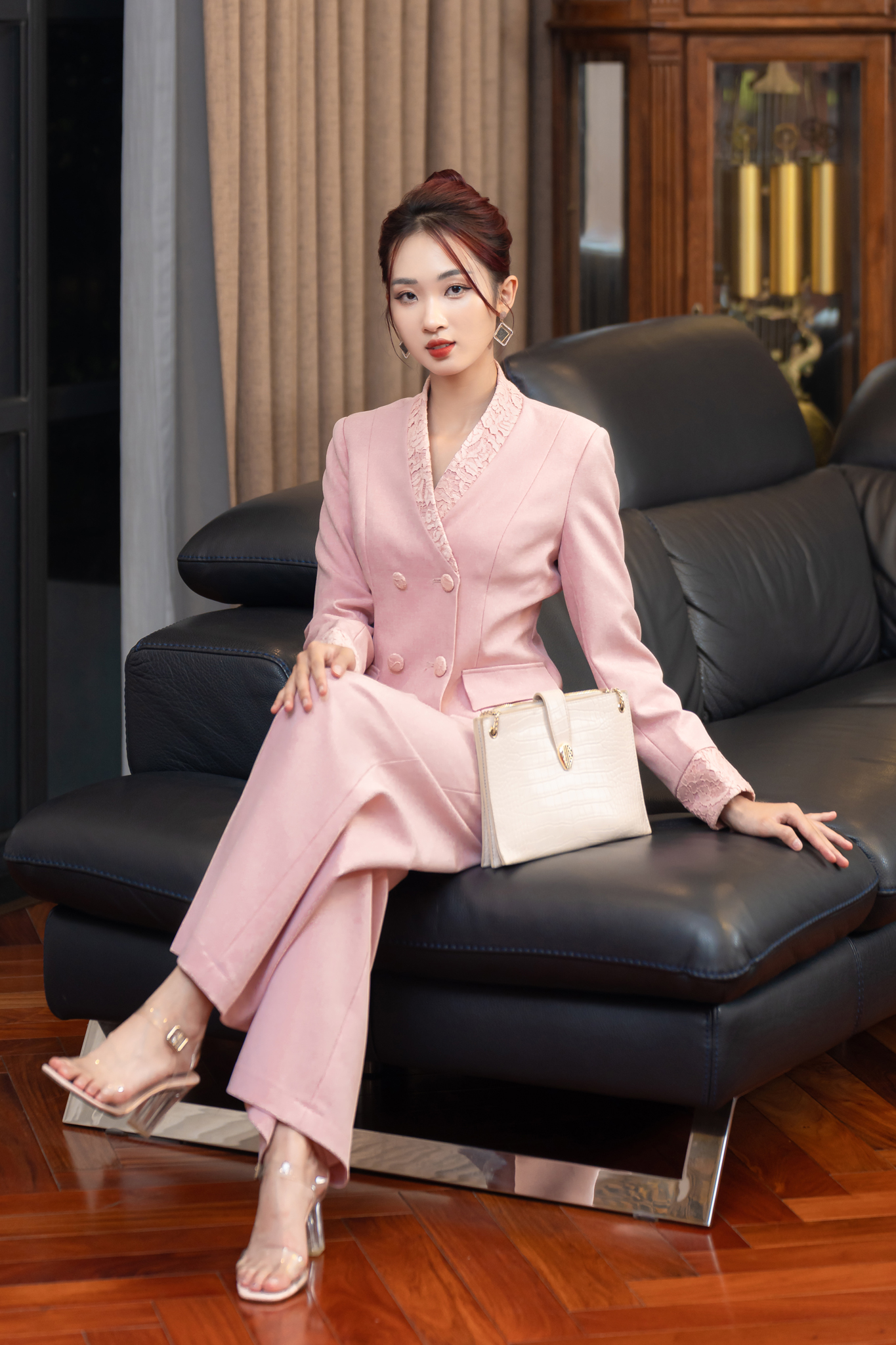 Set Vest Calista màu HỒNG phối ren_thumbnail_2