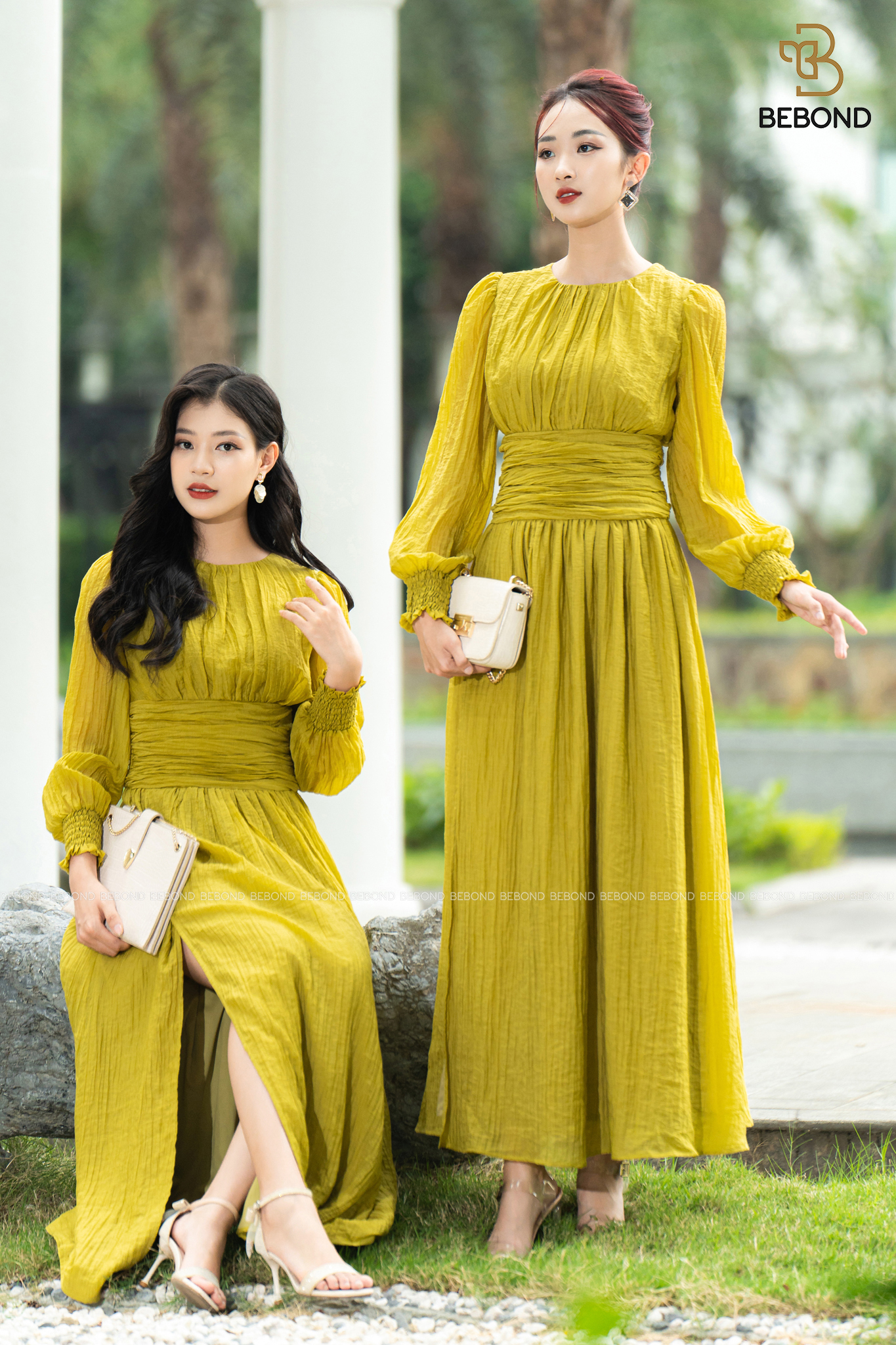 Đầm maxim XANH LÁ MẠ - Mirabel Dress_thumbnail_2