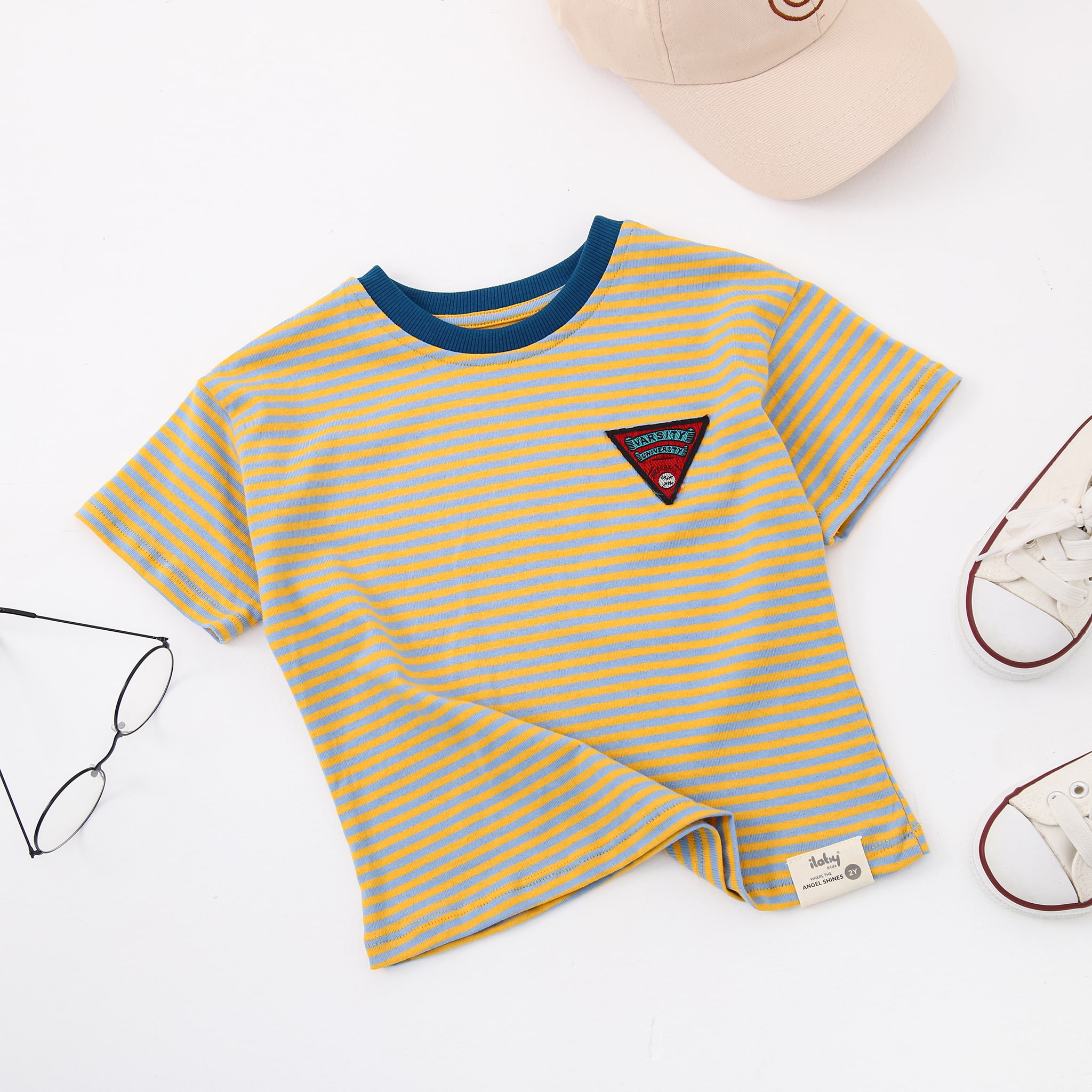 Áo thun kẻ stick ngực_thumbnail_1