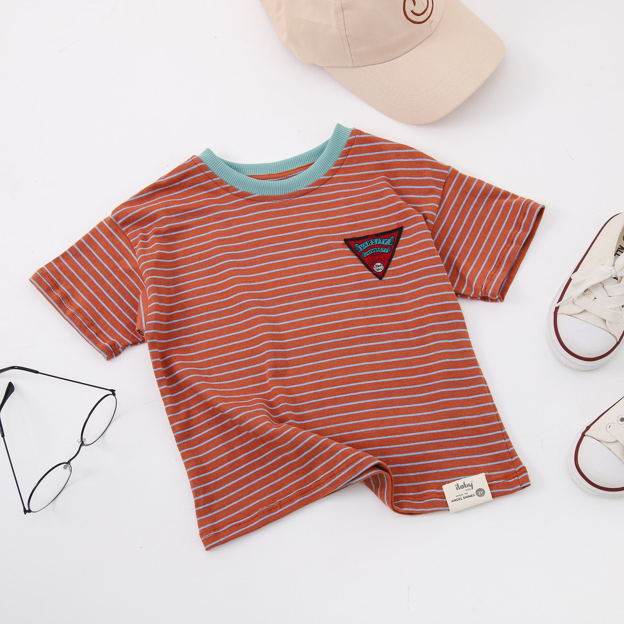 Áo thun kẻ stick ngực_thumbnail_0