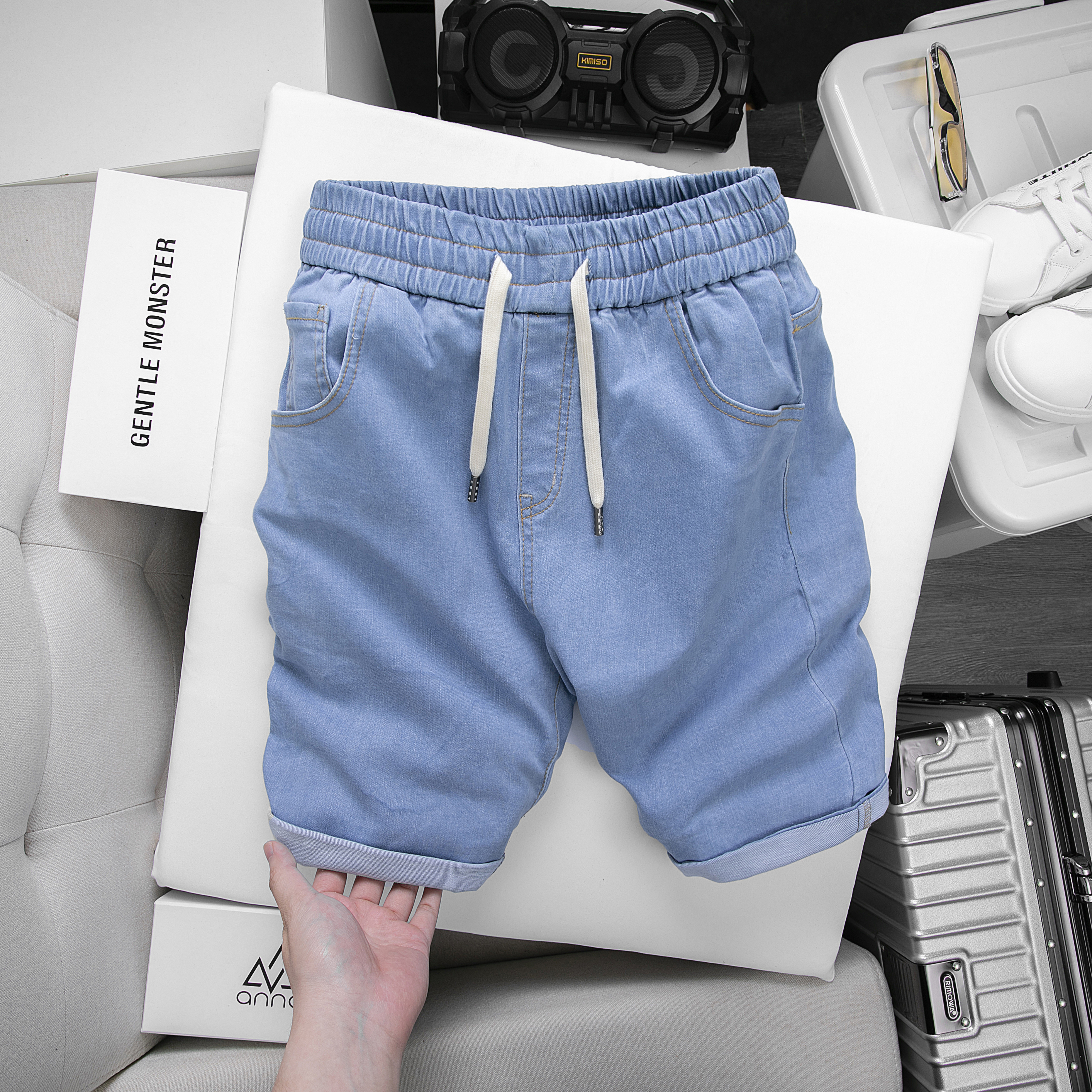 quần short jean cạp chun QSJ260