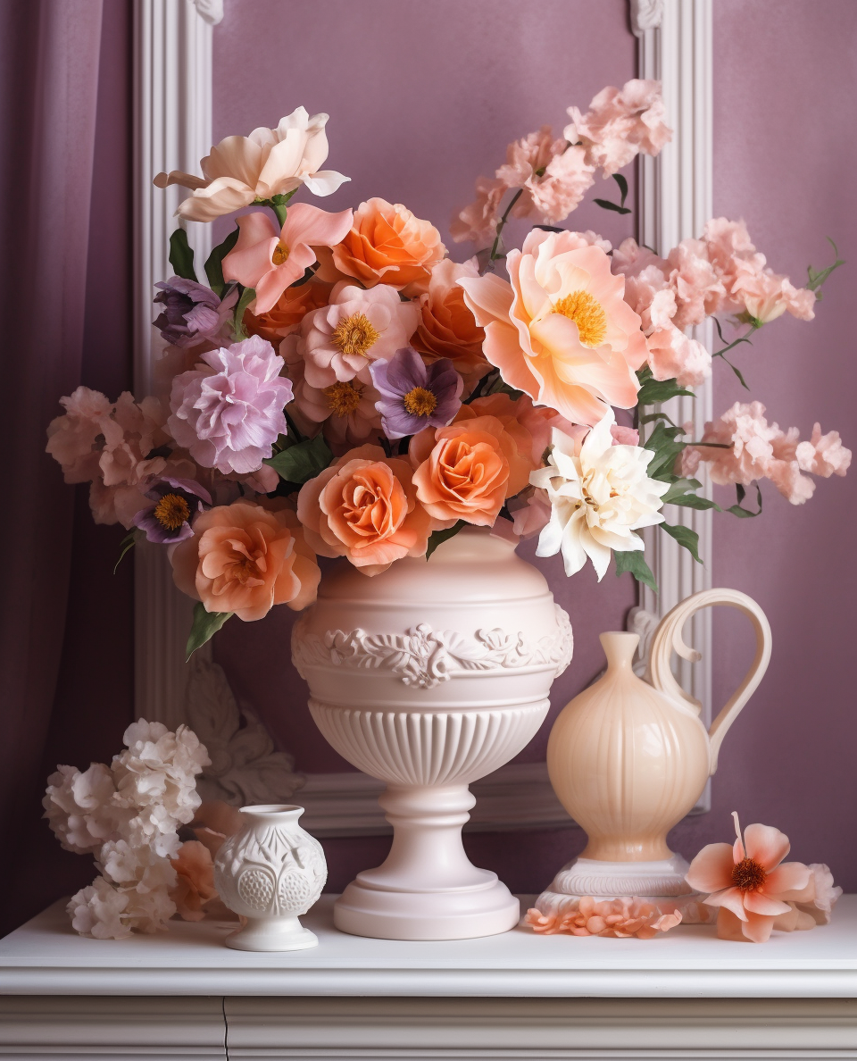 Peach flowers