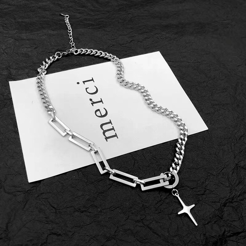 Half Chain Bling Necklace