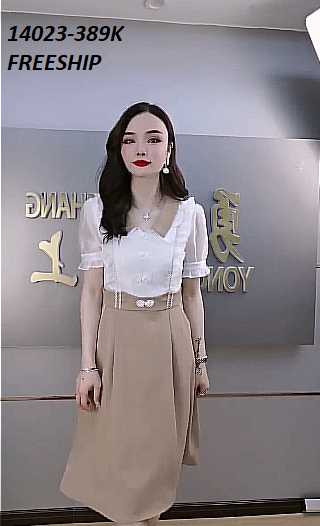 14023-Đầm suông A tay phồng cổ bẻ viền bèo (lụa ý, tơ gân)FREESHIP_thumbnail_2