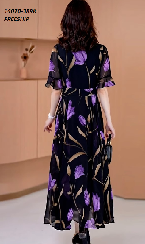 14070-Đầm maxi dài tay lở in hoa tím ( voan in, lót thun)FREESHIP_thumbnail_2