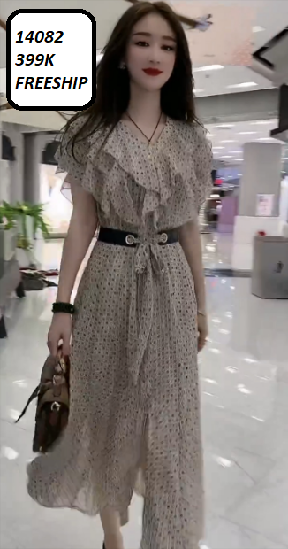 14082-Đầm maxi tay  cánh tiên phối bèo cổ ( voan. lót )FREESHIP_thumbnail_2