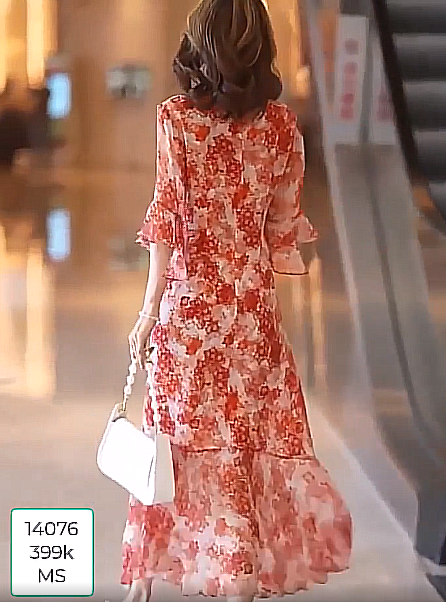 14076-Đầm voan in hoa cổ  viền phụ kiện ( voan, lót thun)FREESHIP_thumbnail_2