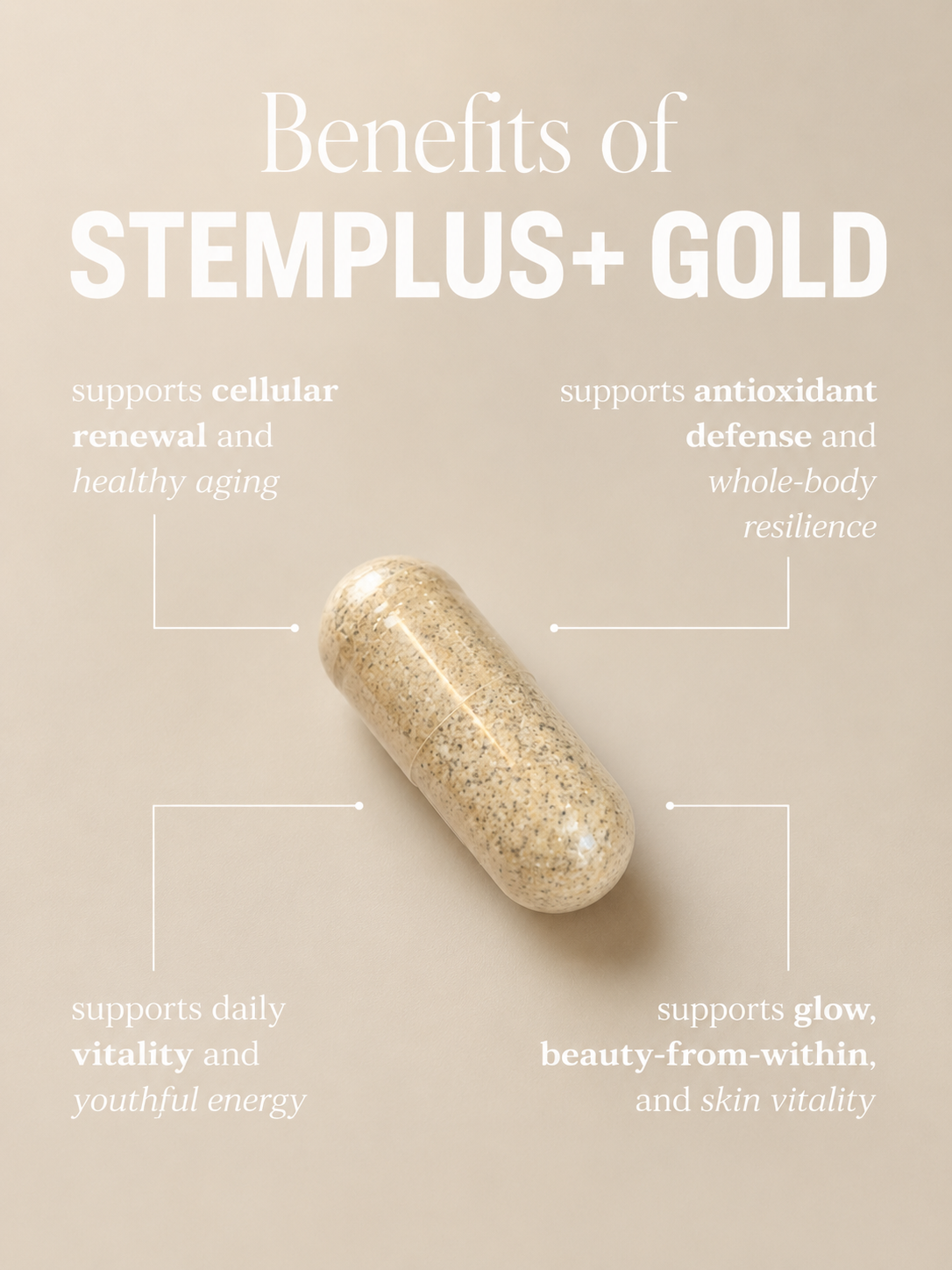 StemPlus+ Gold capsule