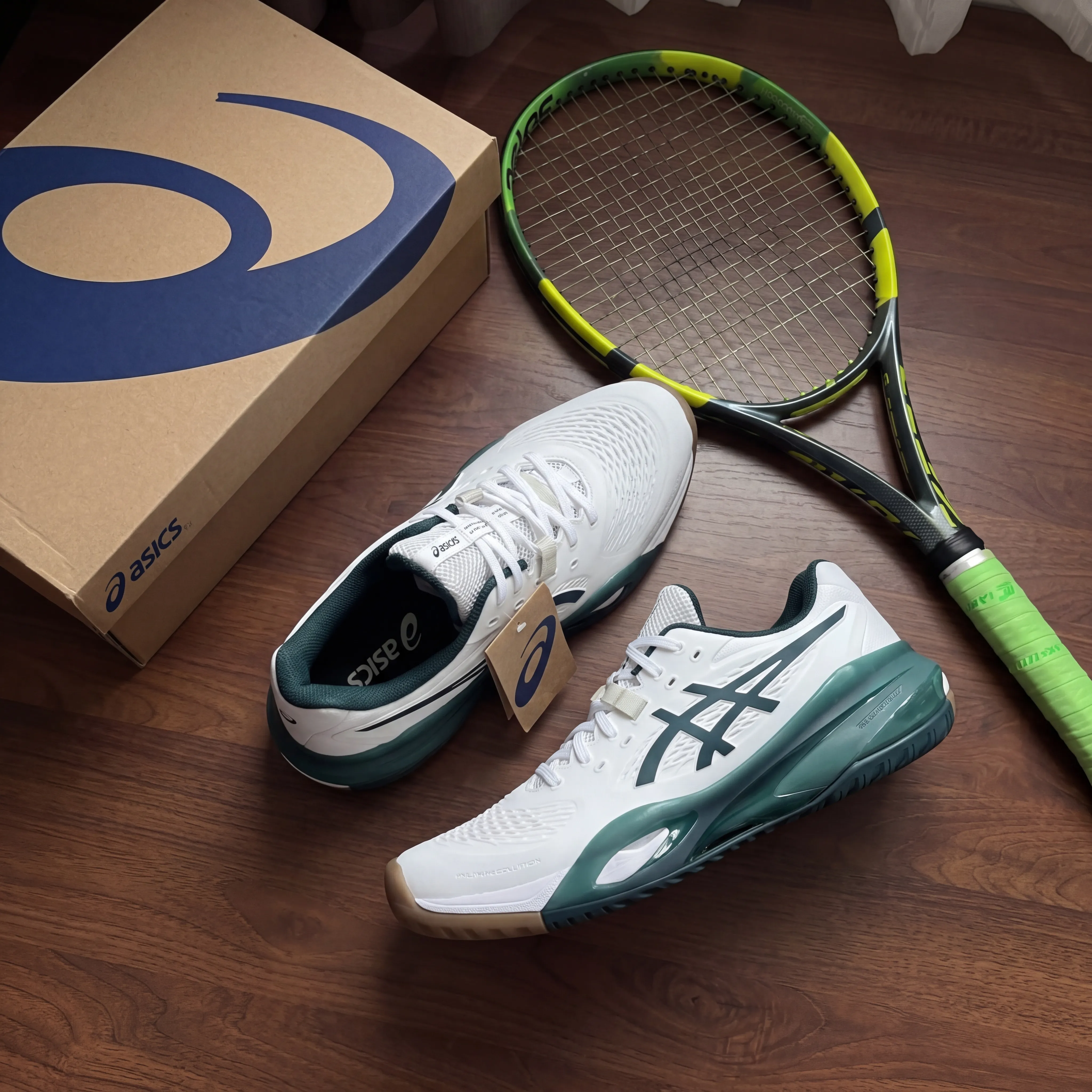 Asics Court FF 3 Novak — Magenta Mint
