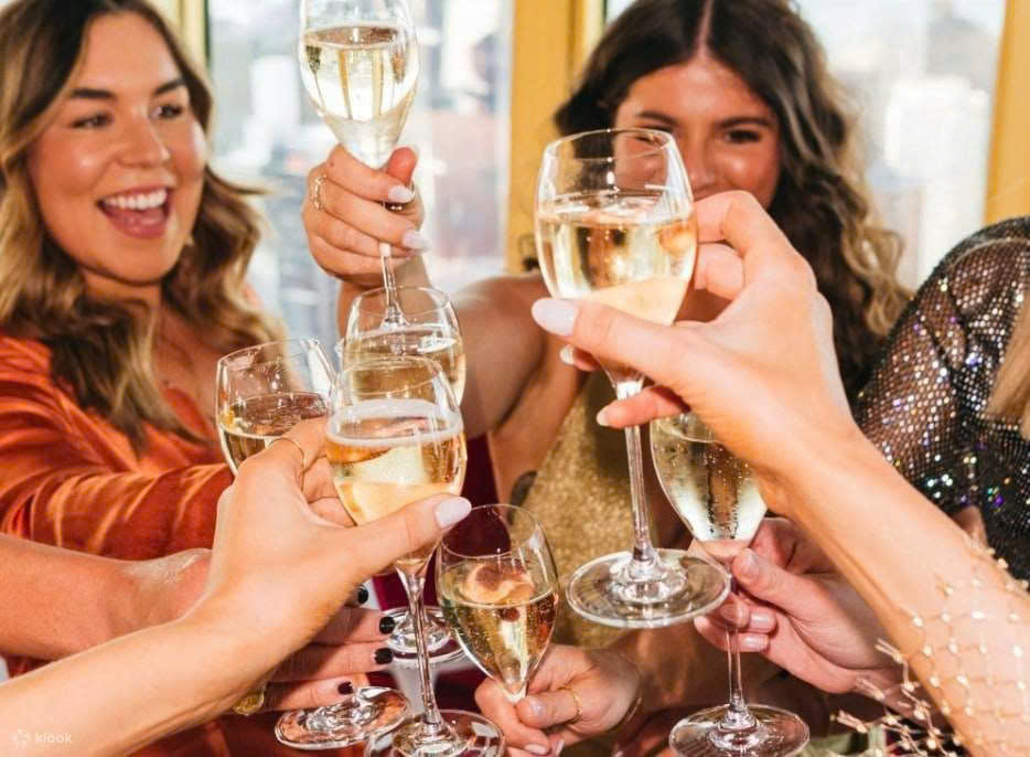 Cheers with friends