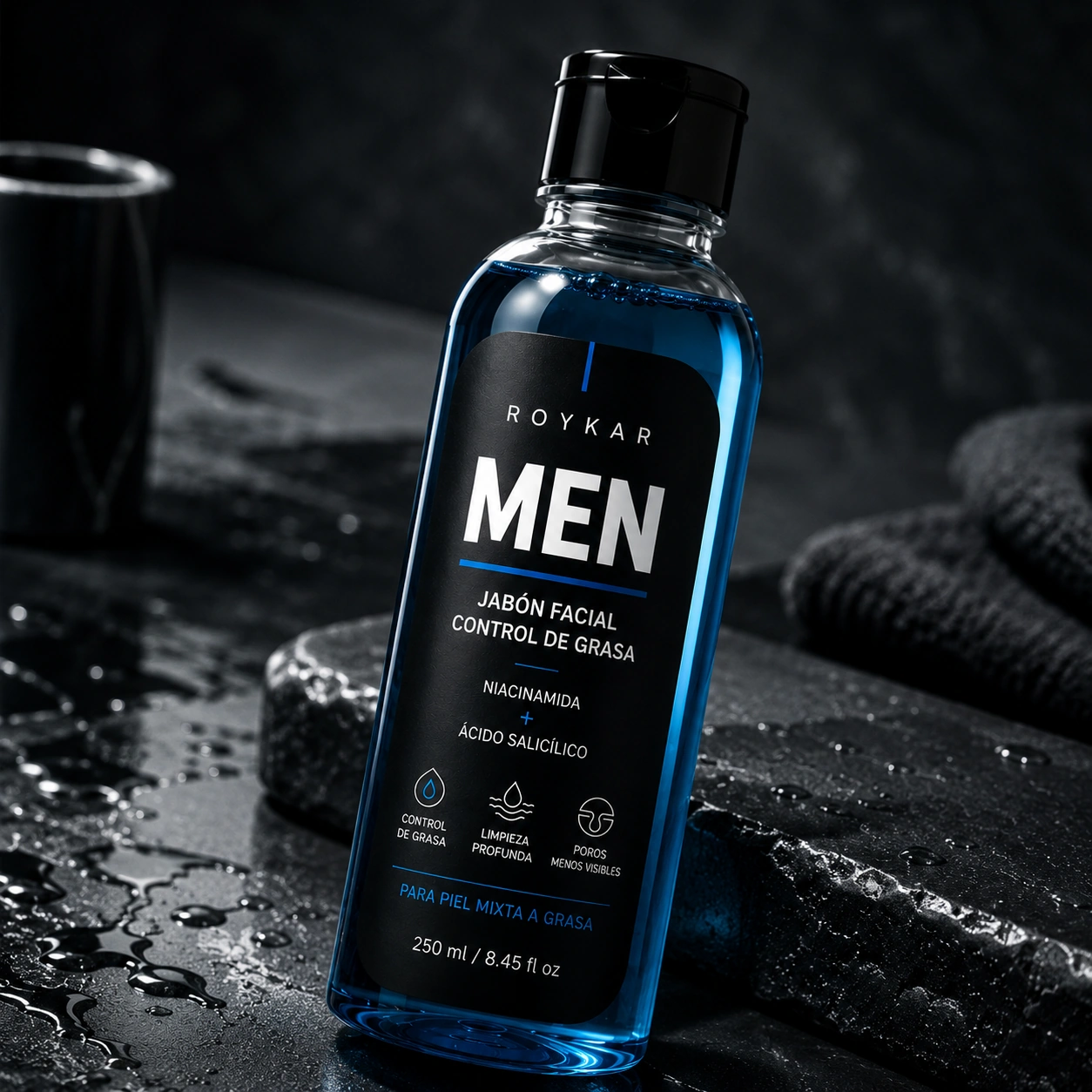 Jabón Facial MEN Control Grasa Roykar