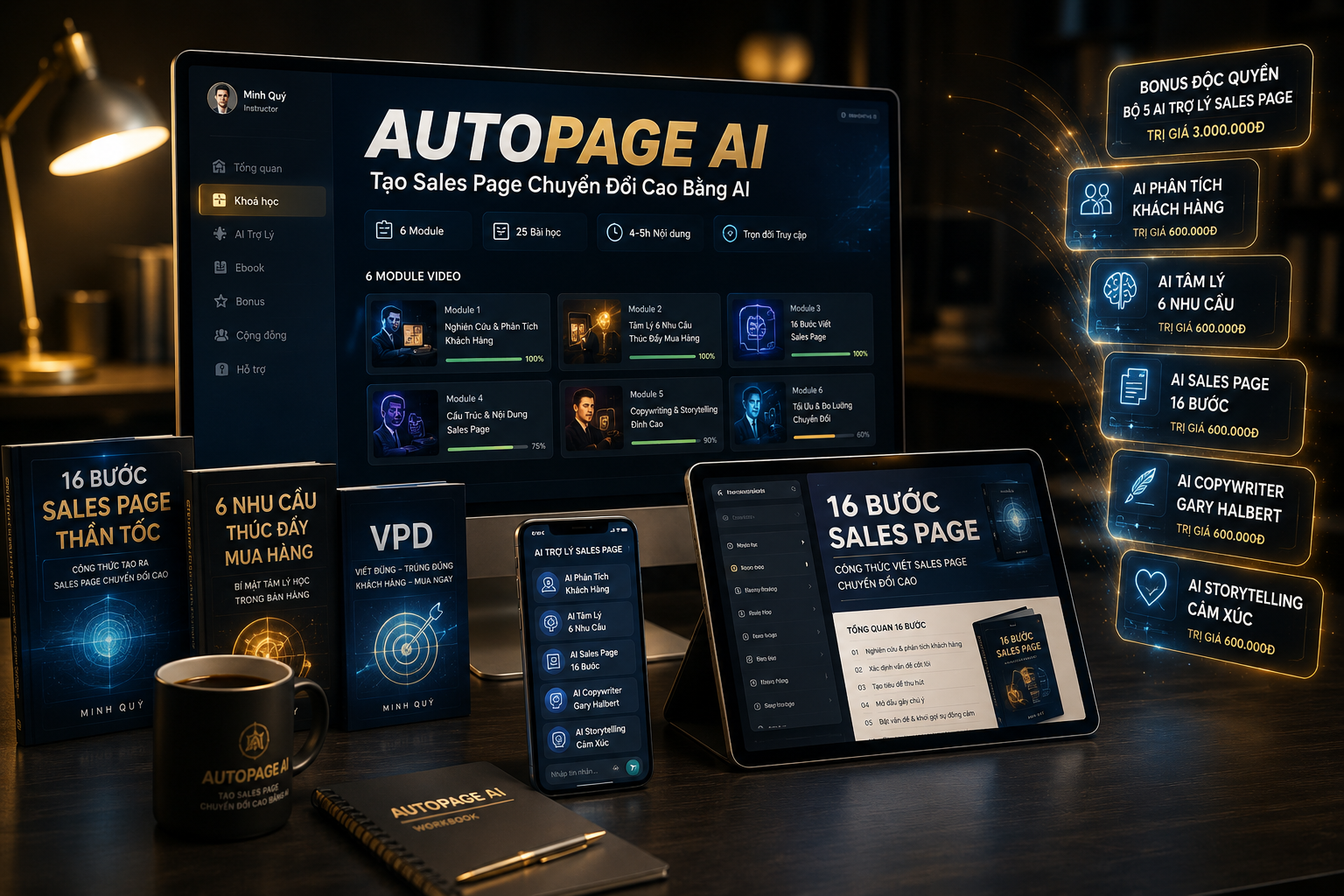 Auto Page AI - dựng trang bán, thanh toán và giao hàng tự động