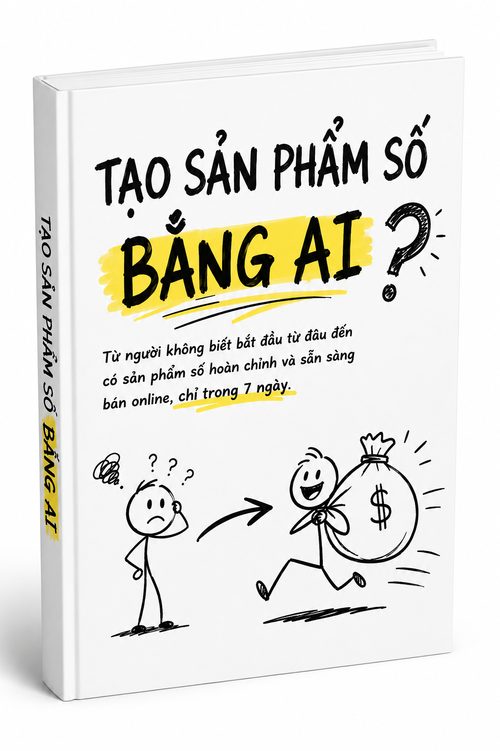 Mockup Ebook Tạo Sản Phẩm Số Bằng AI