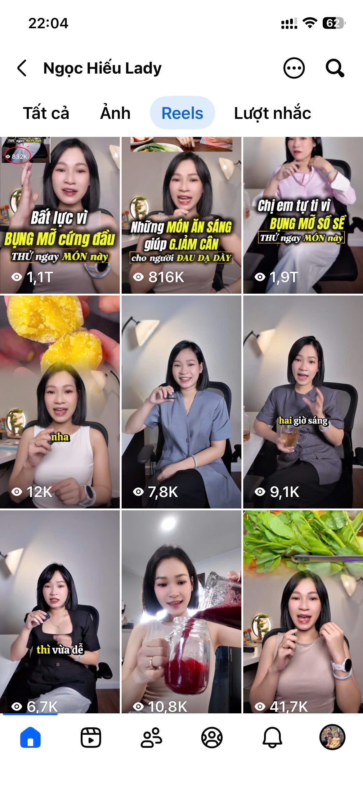 Reels Ngọc Hiếu Lady