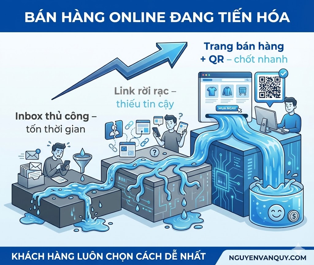 Trang bán hàng và thanh toán tự động