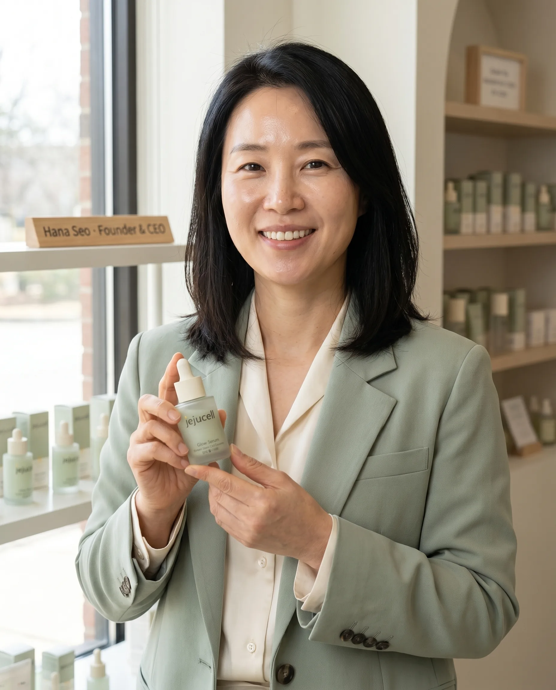 jejucell founder Hana Seo