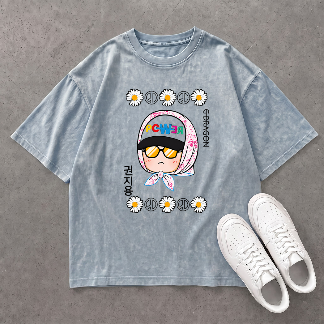 Áo G-DRAGON Power Chibi - Tee Oversized