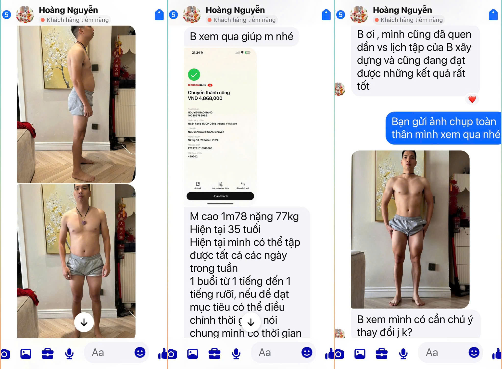 Feedback học viên Hoàng Nguyễn - PT Online