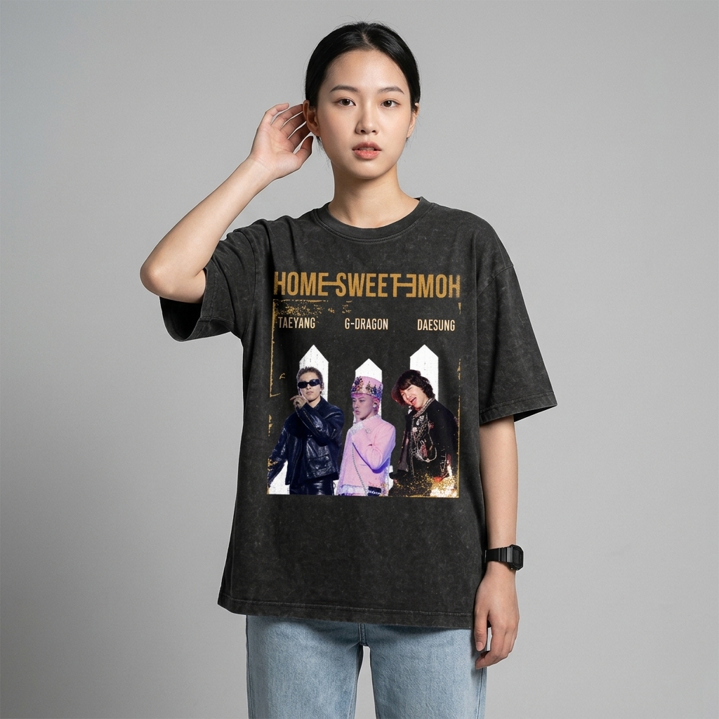 Áo Home Sweet Home 2026 - Tee Oversized Unisex Nhiều Màu Đi Concert Mỹ Đình - ảnh thứ 2