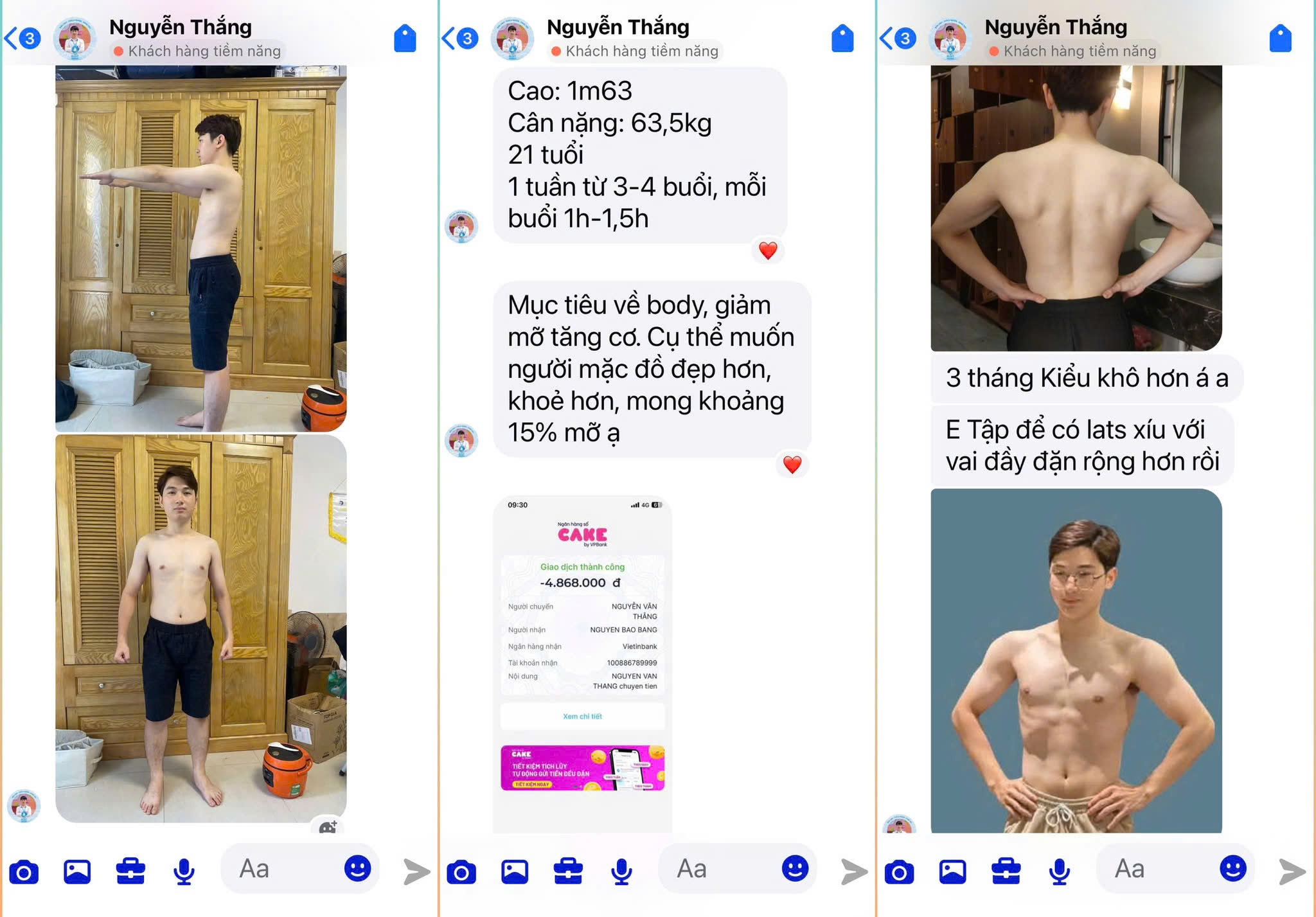 Feedback học viên Nguyễn Thắng - PT Online
