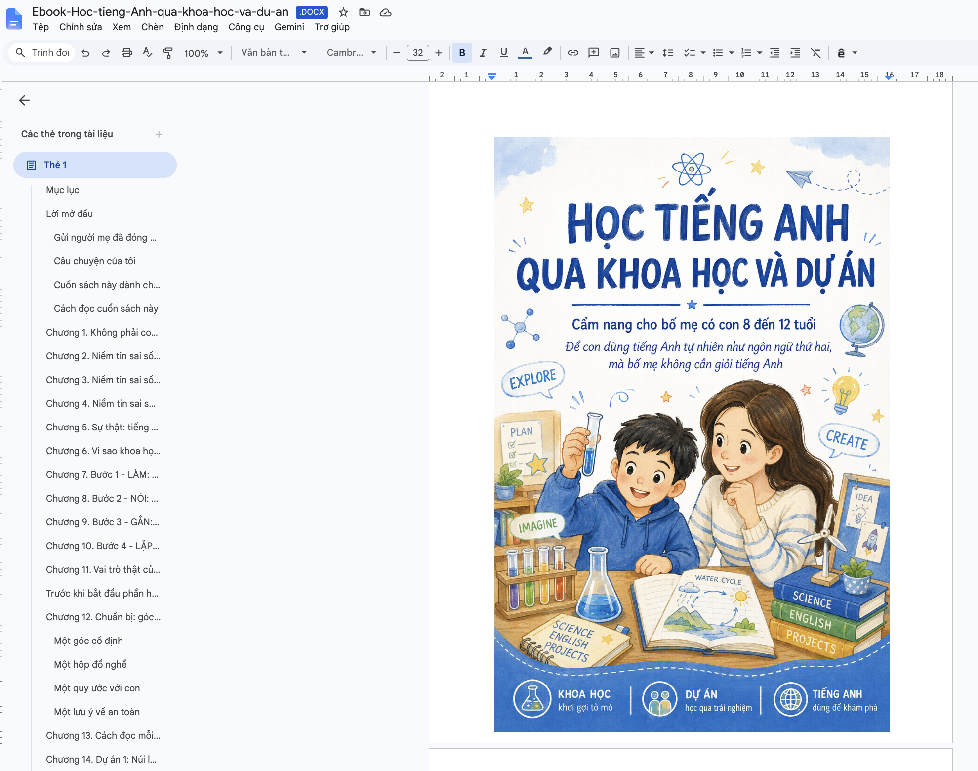 Ebook do học viên tự làm và đã bán được