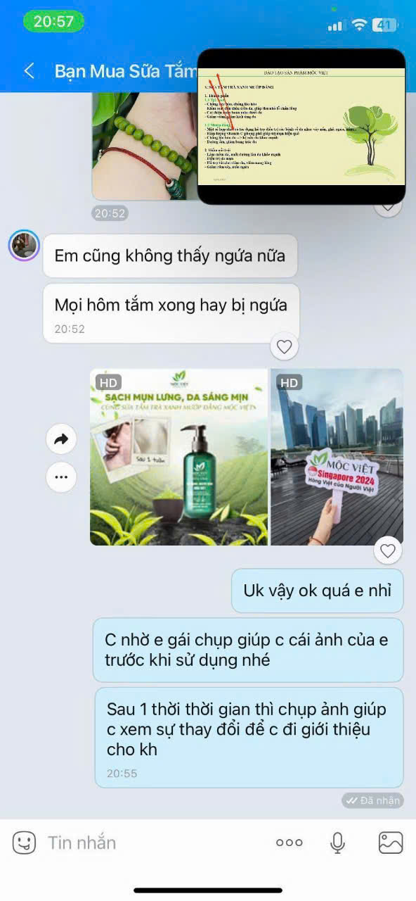 Phản hồi khách hàng Mộc Việt