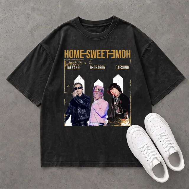 Áo Home Sweet Home 2026 - Tee Oversized Unisex Nhiều Màu Đi Concert Mỹ Đình