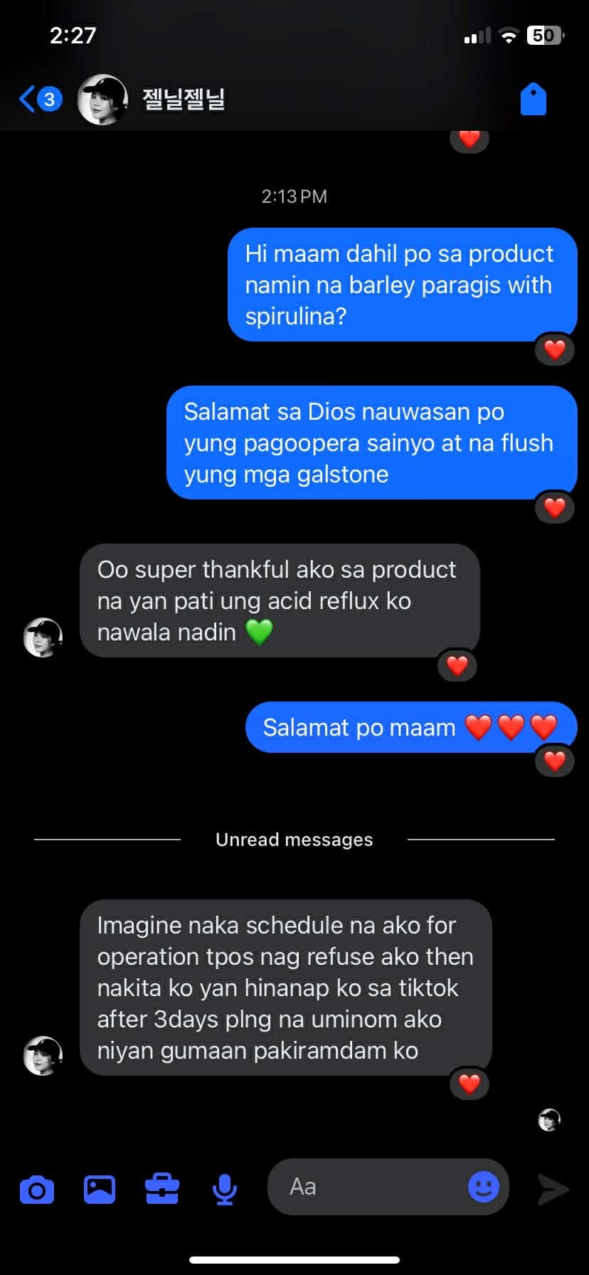 Customer feedback 2
