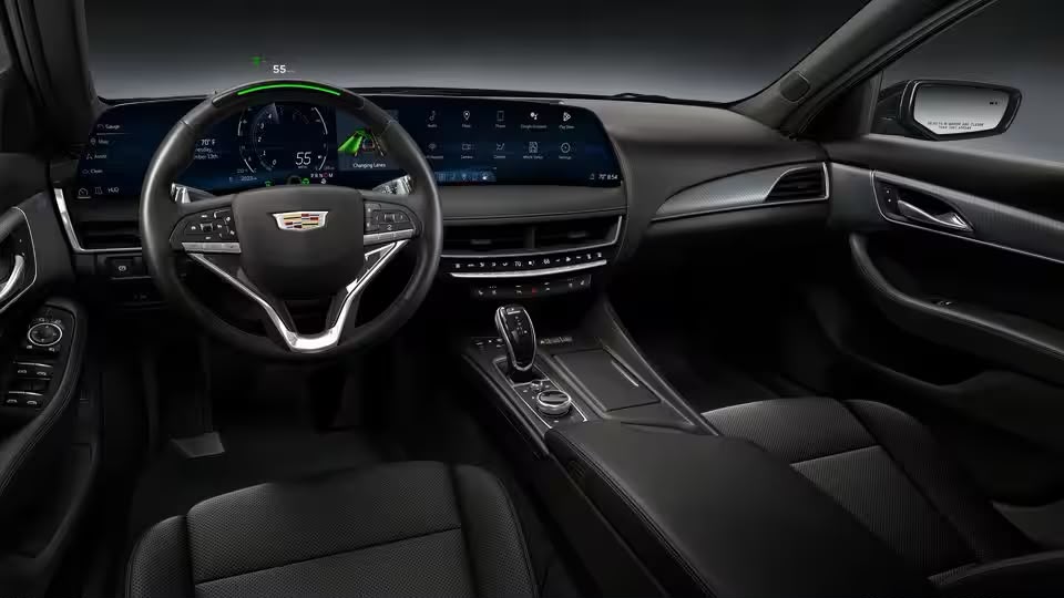 Cadillac CT5 command cabin