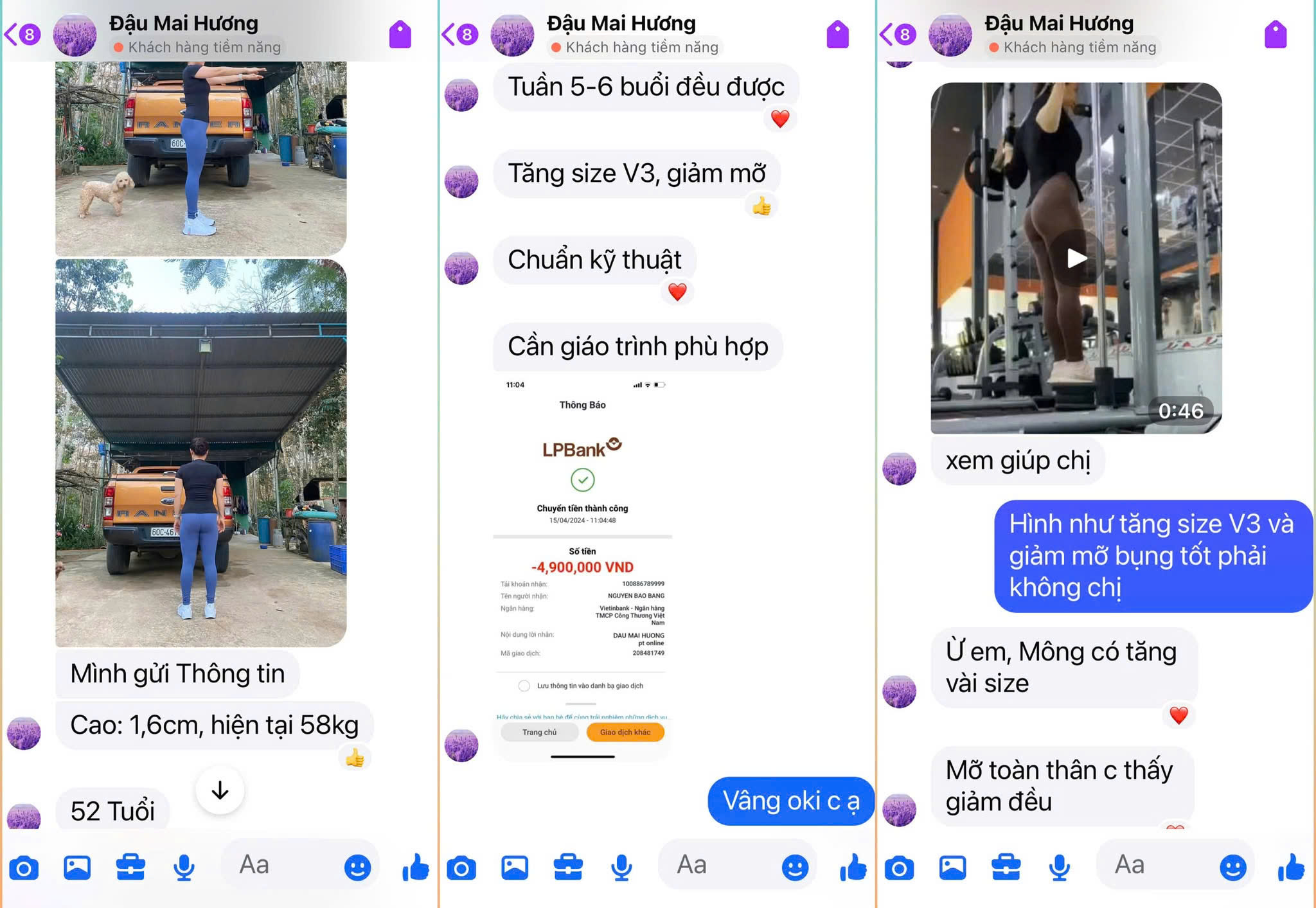 Feedback học viên Đậu Mai Hương - PT Online