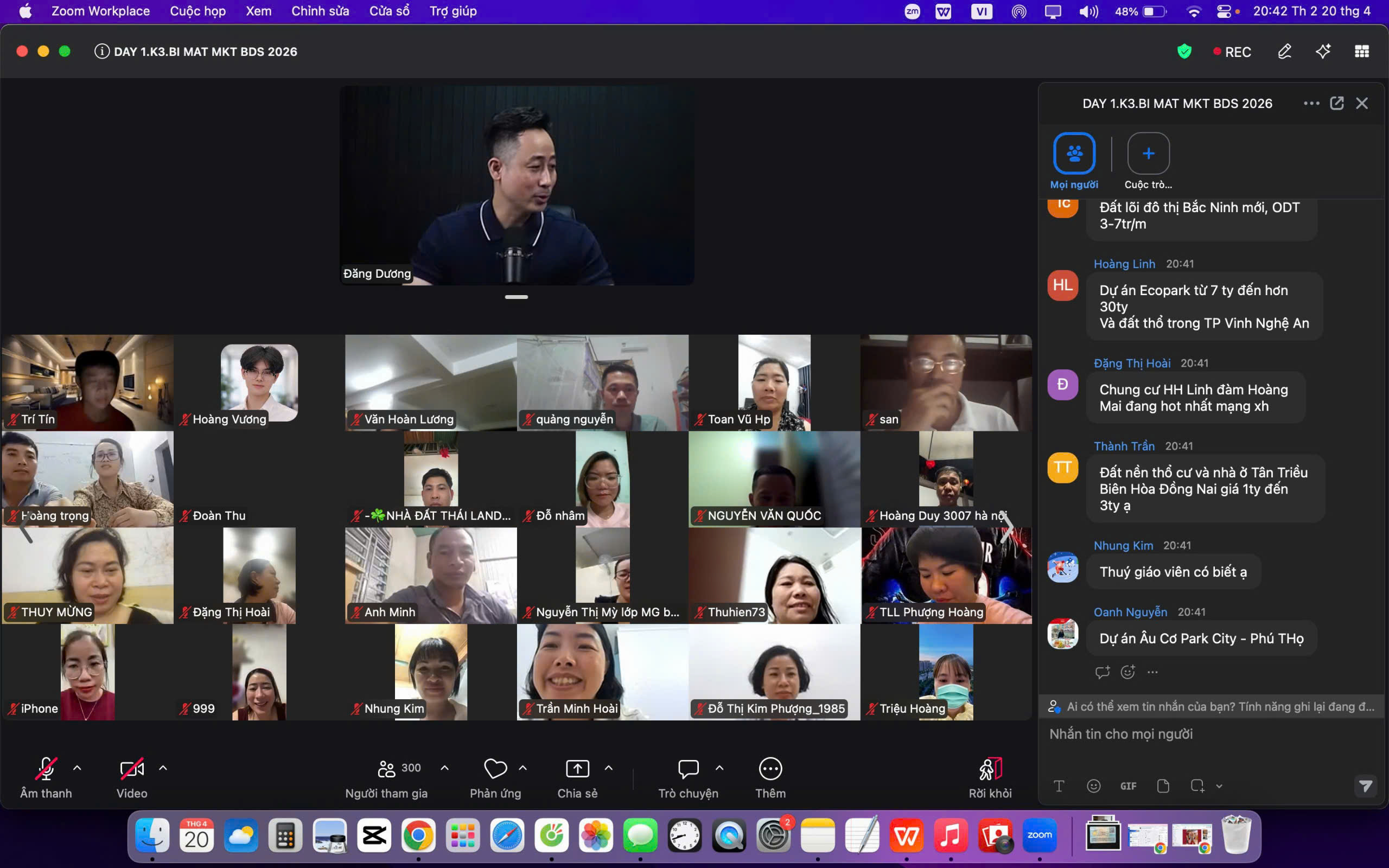 Lớp học Zoom của Đăng Dương