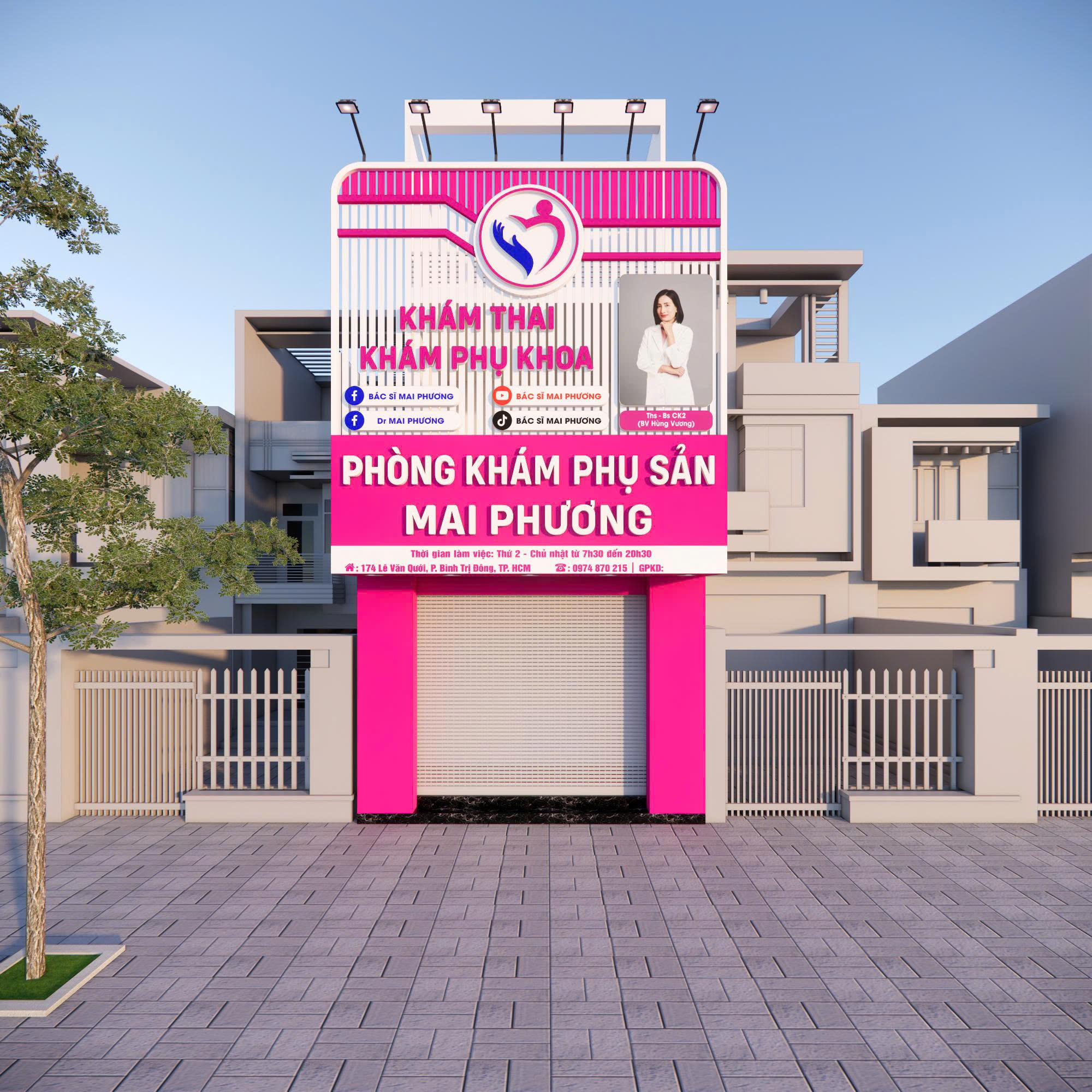 Phòng khám Sản Phụ khoa Mai Phương, 174 Lê Văn Quới, P. Bình Trị Đông, TP.HCM