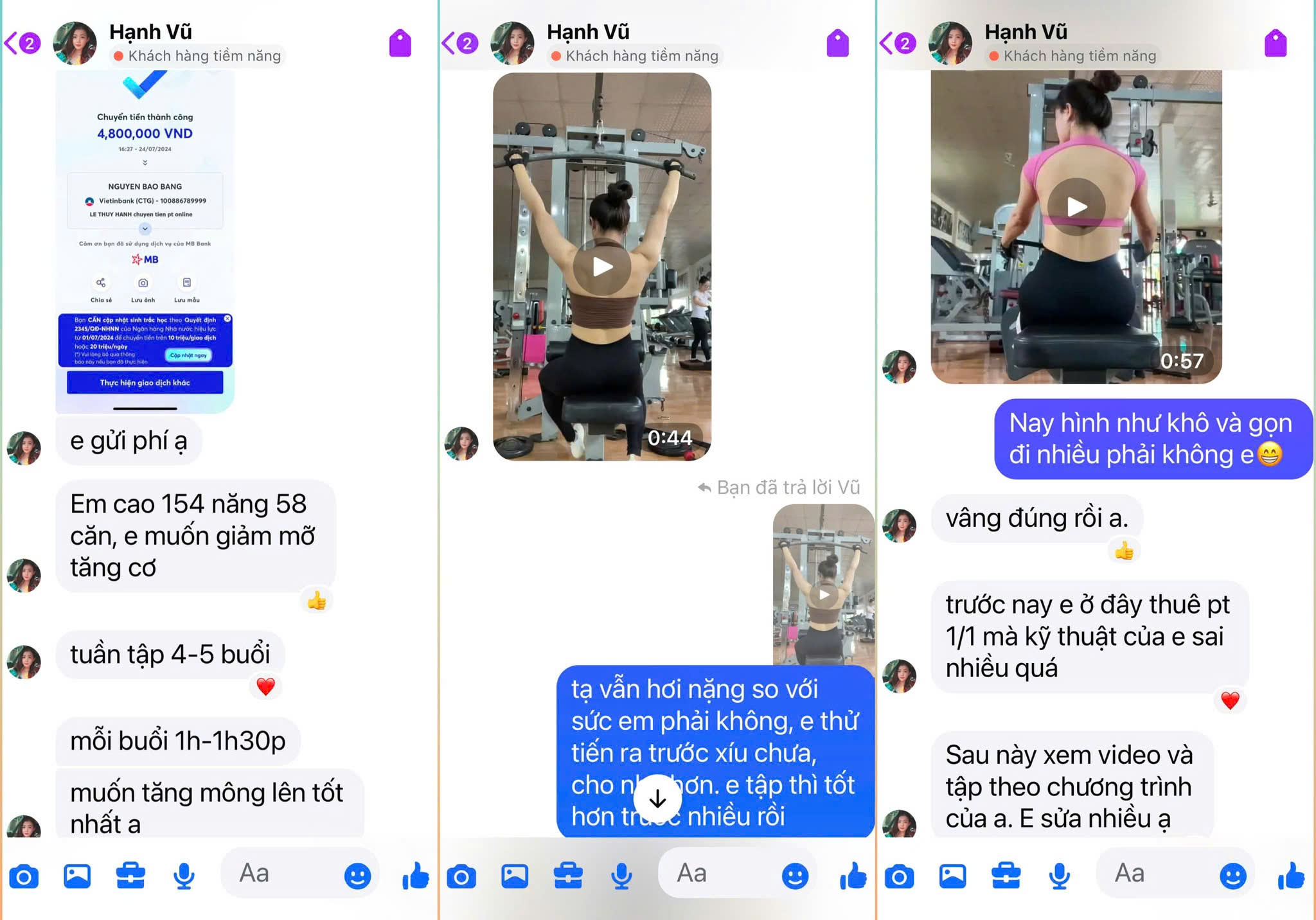 Feedback học viên Hạnh Vũ - PT Online
