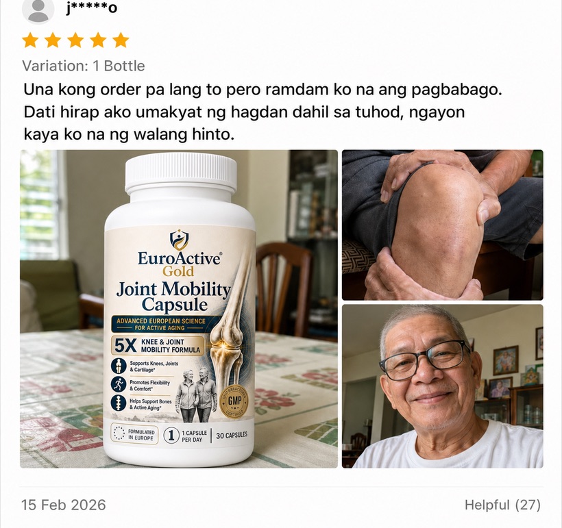 Filipino customer review - EuroActive Gold