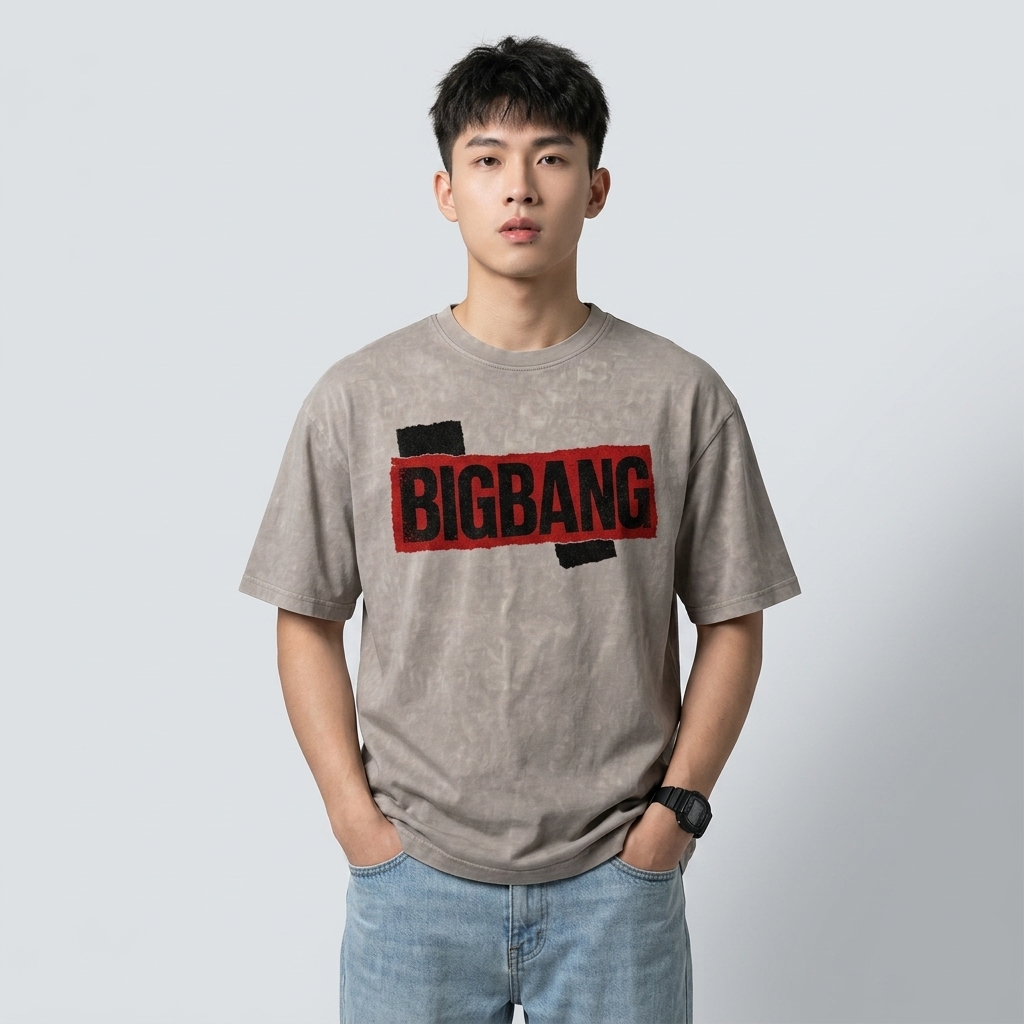 Áo BIGBANG Streetwear Box Đỏ - Tee Oversized - ảnh thứ 2