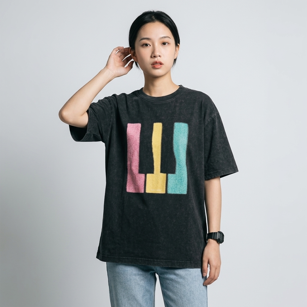 Áo BIGBANG Phím Đàn Piano - Tee Oversized - ảnh thứ 2