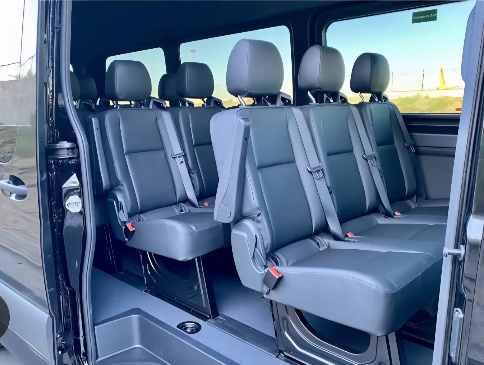 Comfortable multi-row seating
